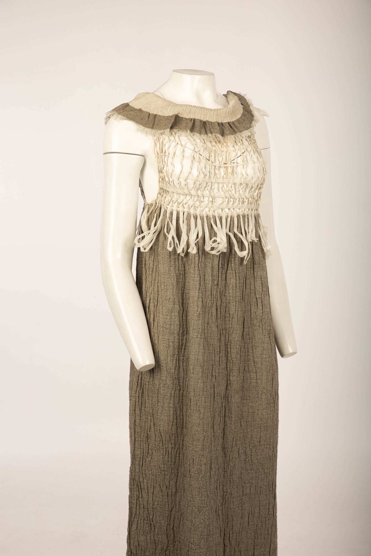 Akihiko Izukura Hand Dyed Hand Woven Organic Silk Dress