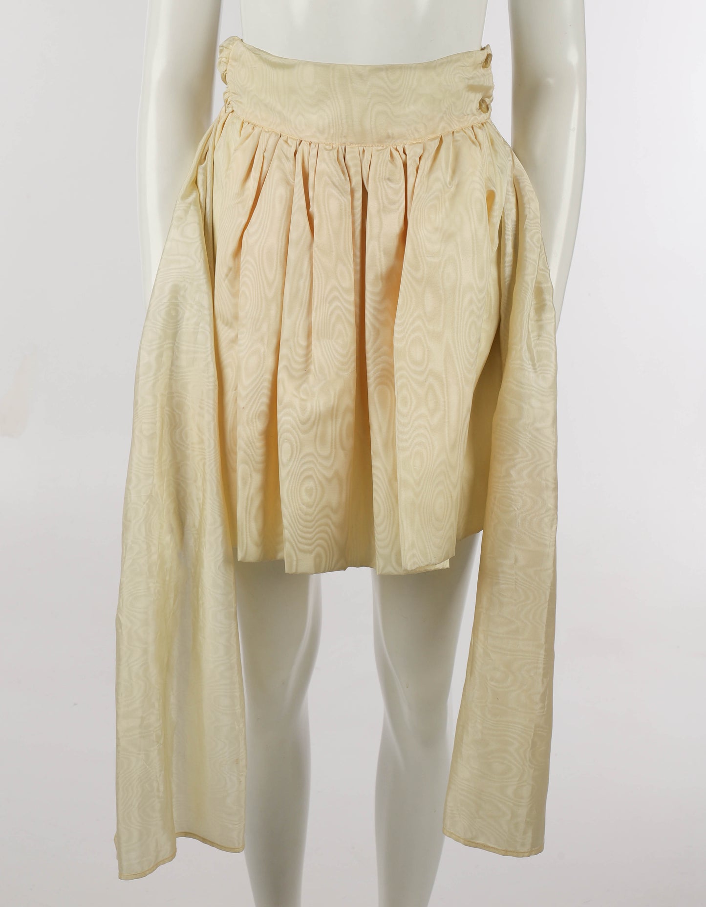 Dolce & Gabbana Champagne Silk Moire Skirt