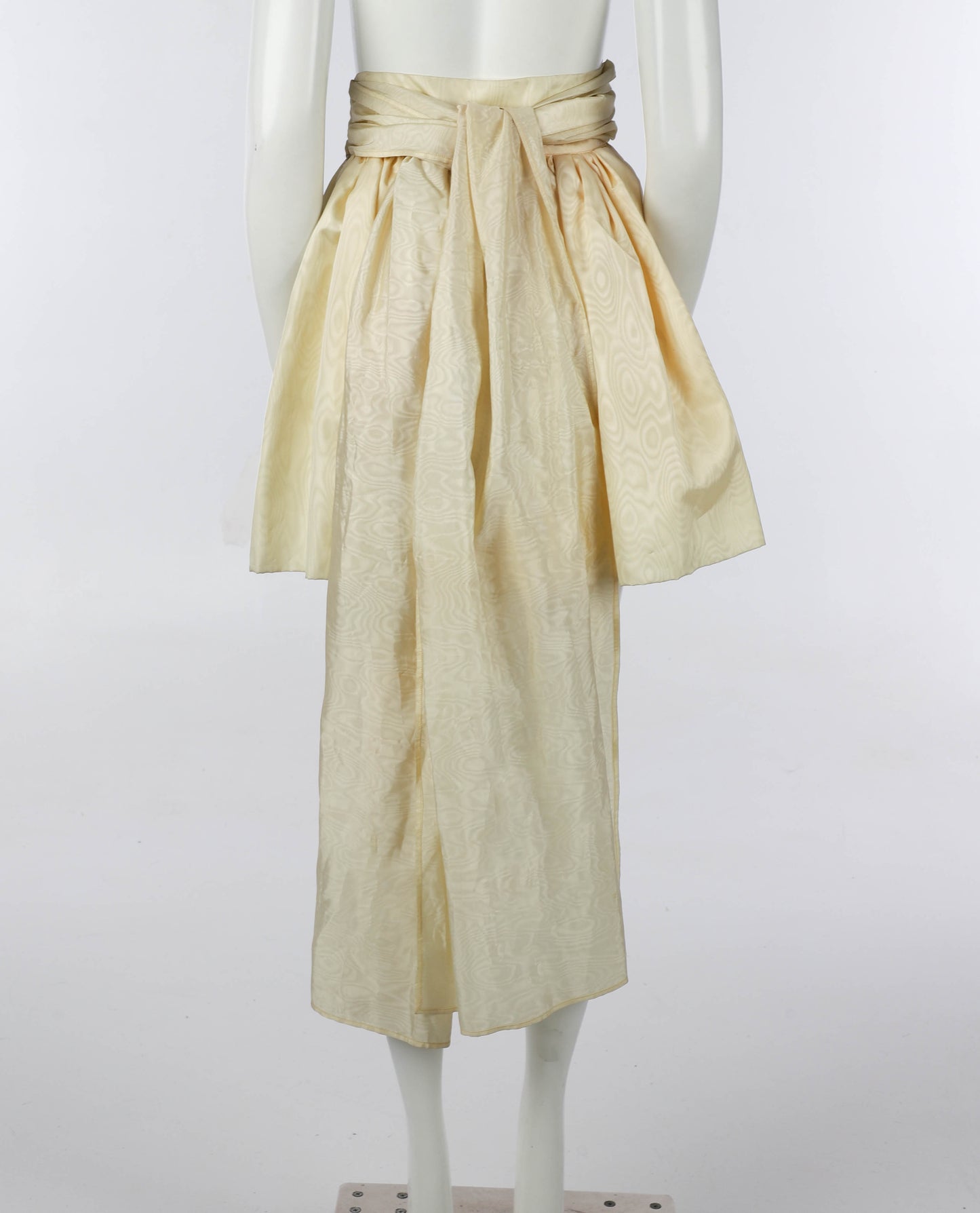 Dolce & Gabbana Champagne Silk Moire Skirt