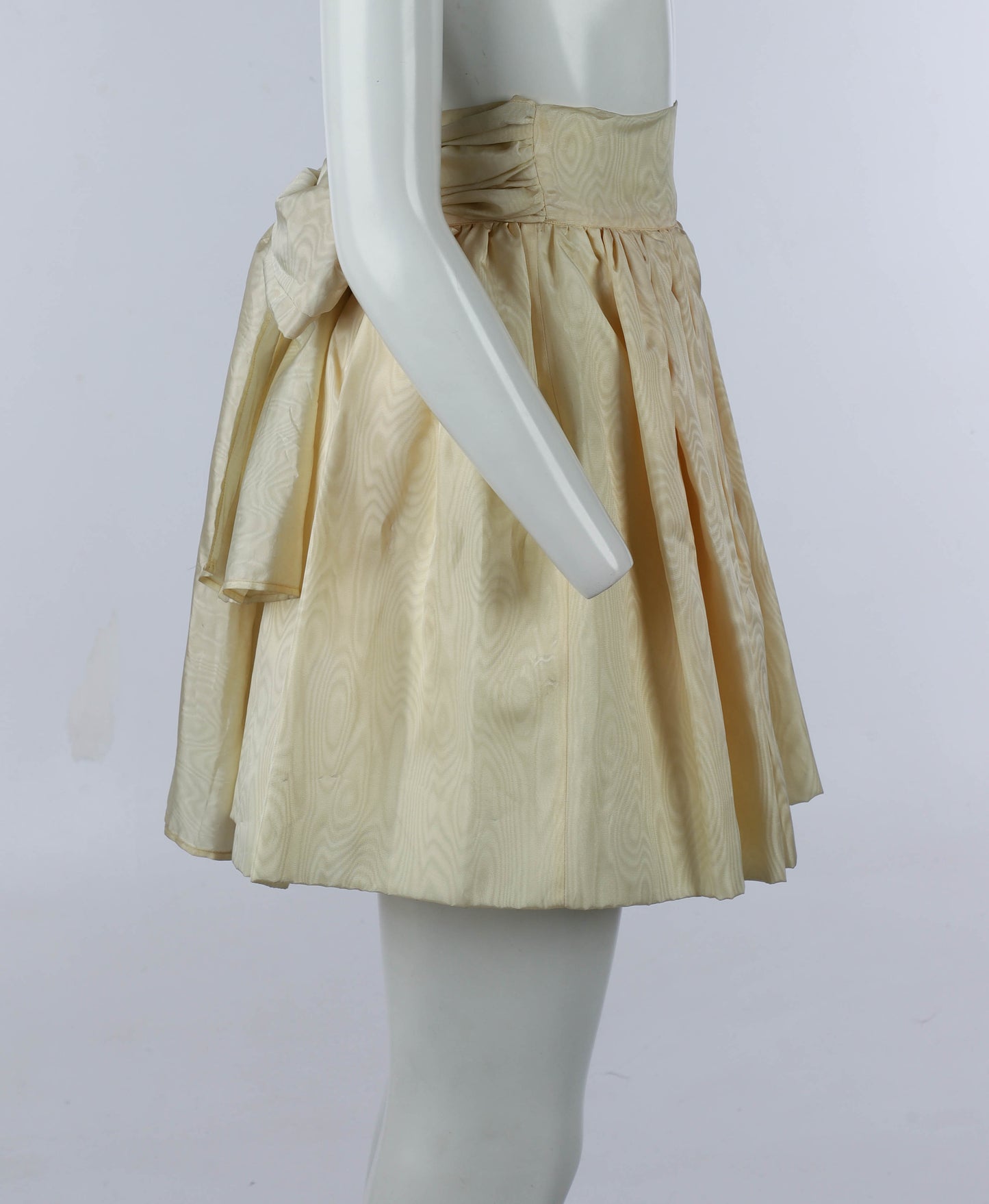 Dolce & Gabbana Champagne Silk Moire Skirt