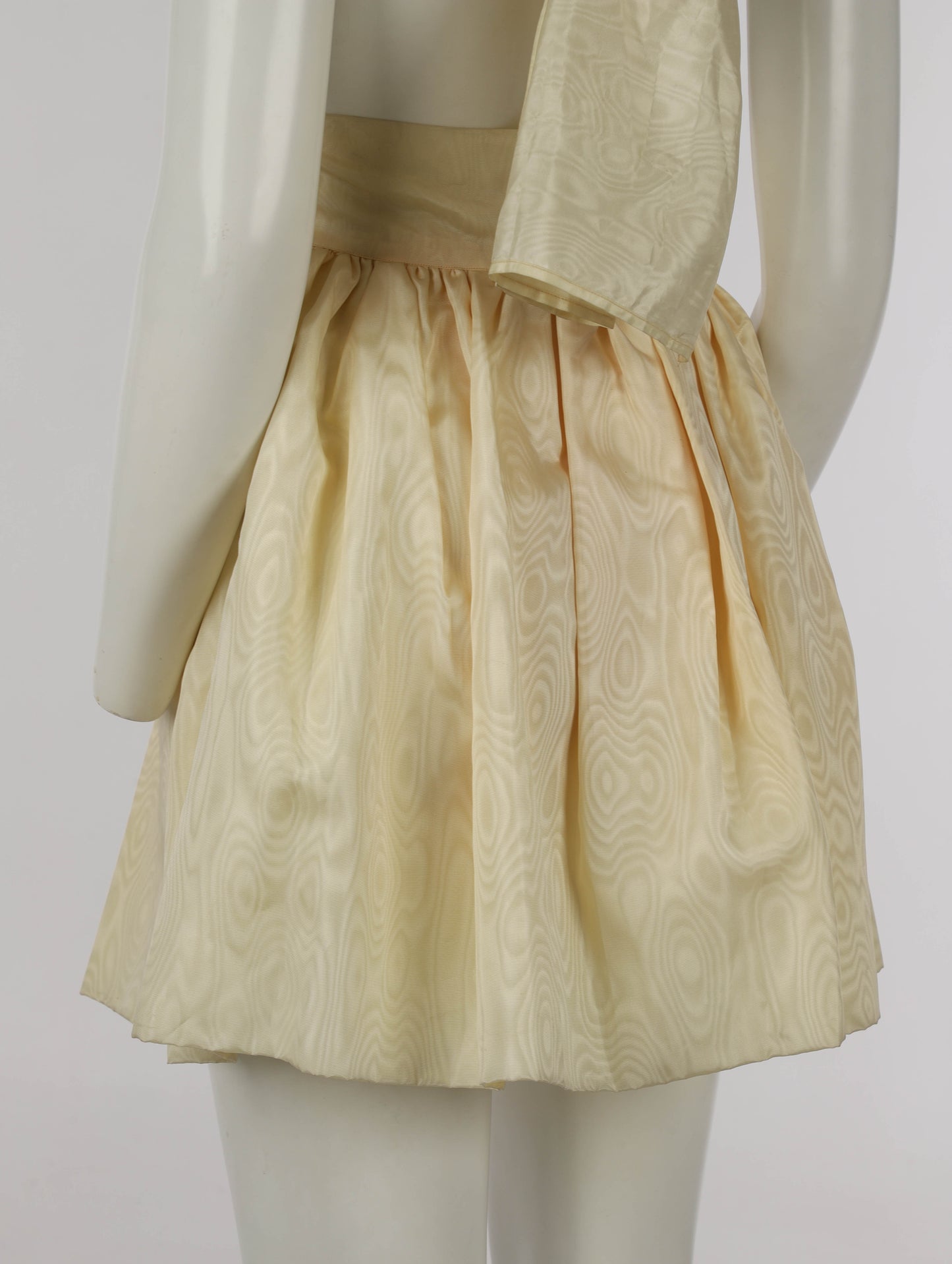 Dolce & Gabbana Champagne Silk Moire Skirt