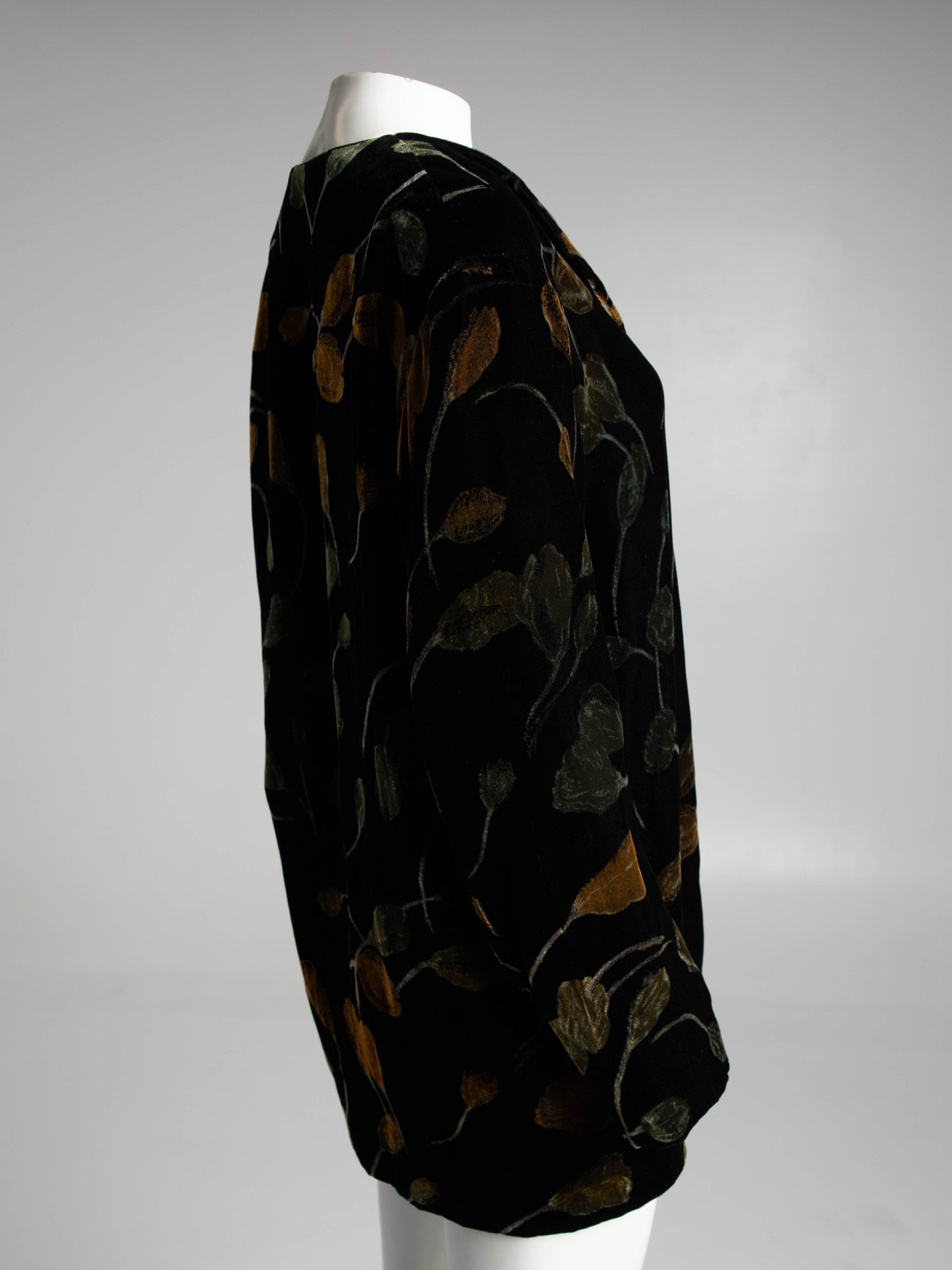 Georgina Von Etzdorf Art to Wear Velvet Silk Screen Print Jacket