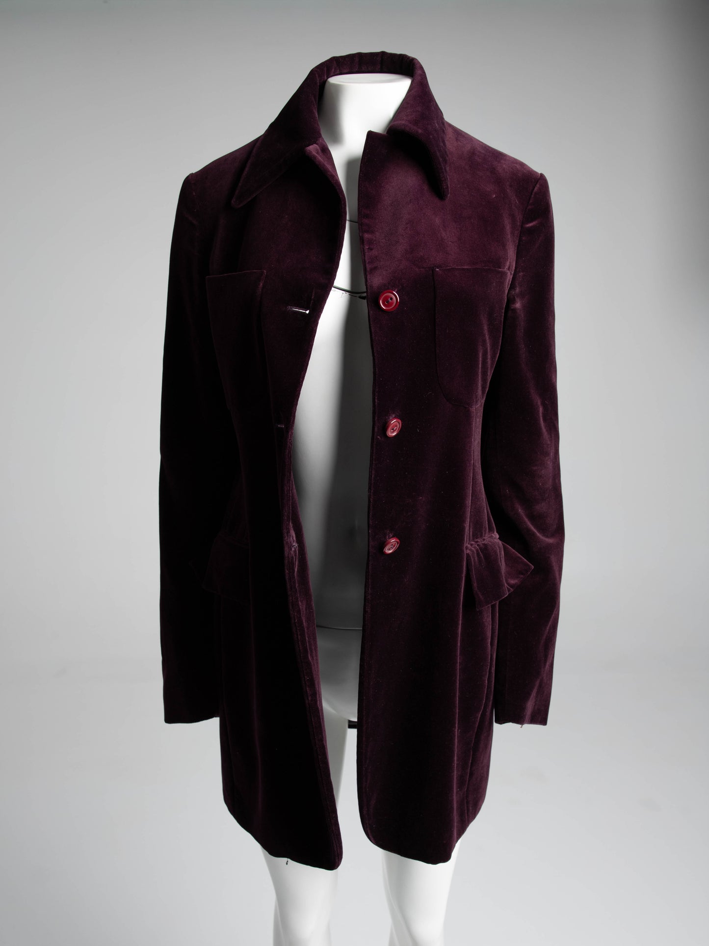 NN Studio Carla Sozzani Purple Velvet Jacket