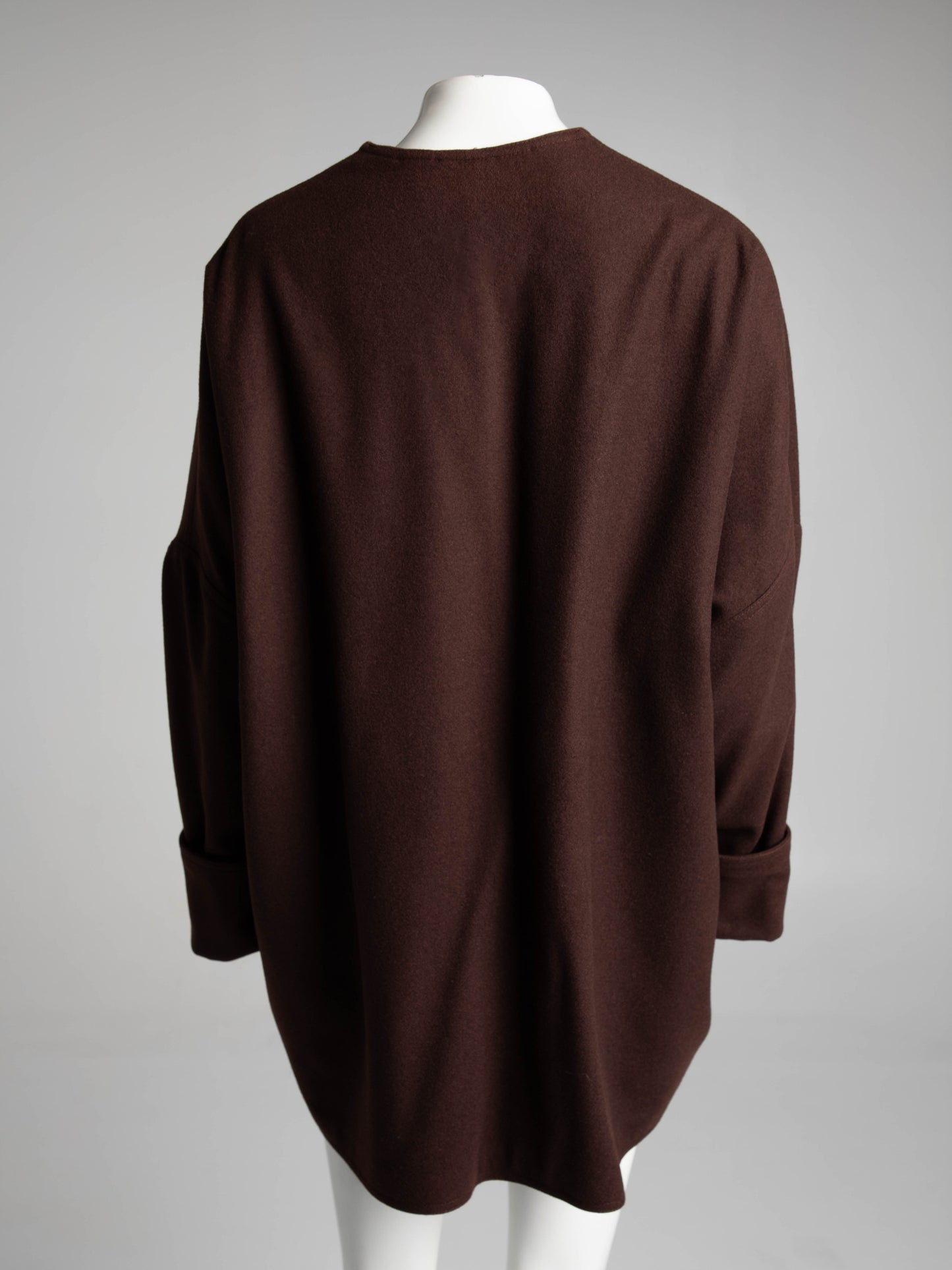 Dolce & Gabbana Brown Wool Coat Circa 80s