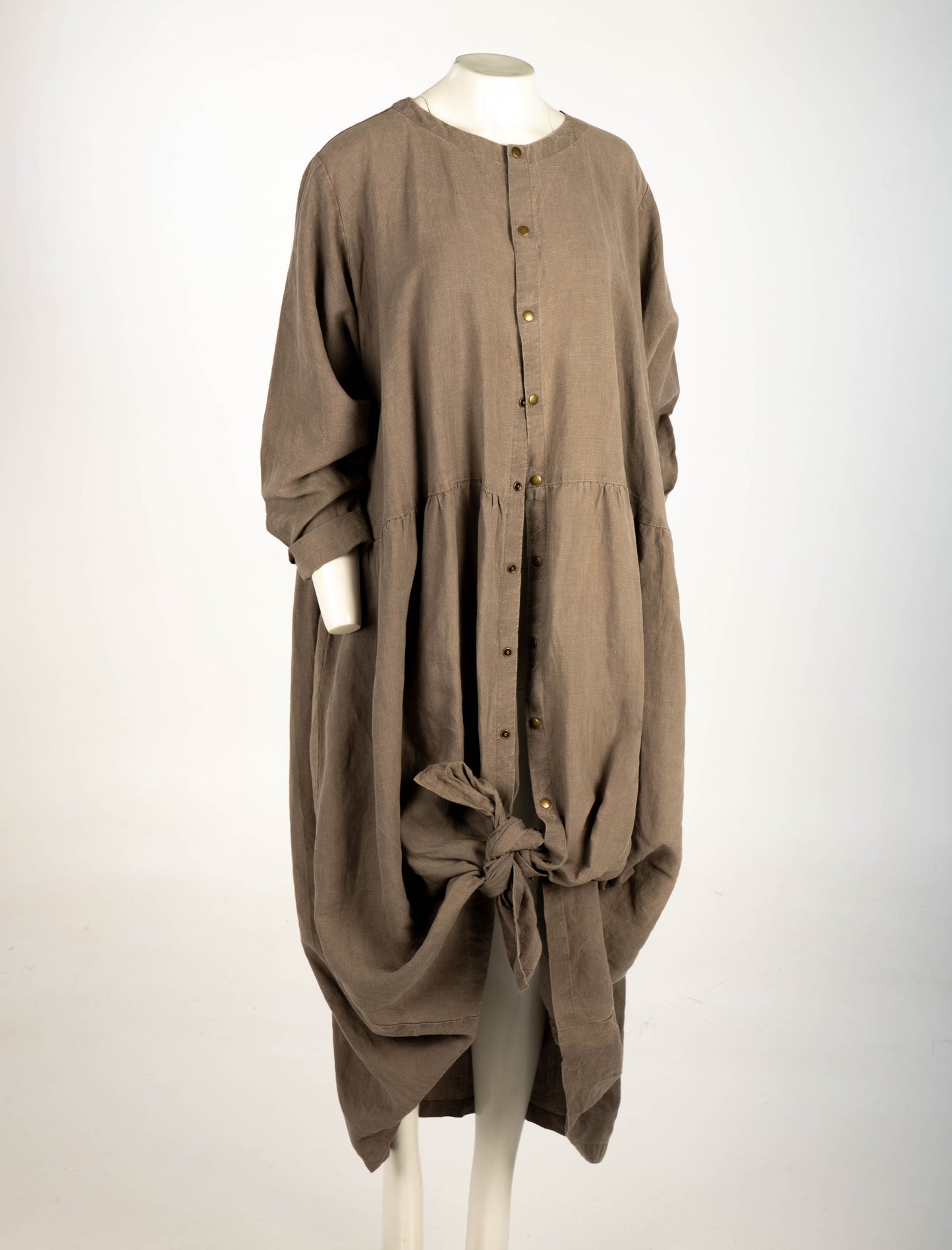 J. Morgan Puett Linen Duster Dress