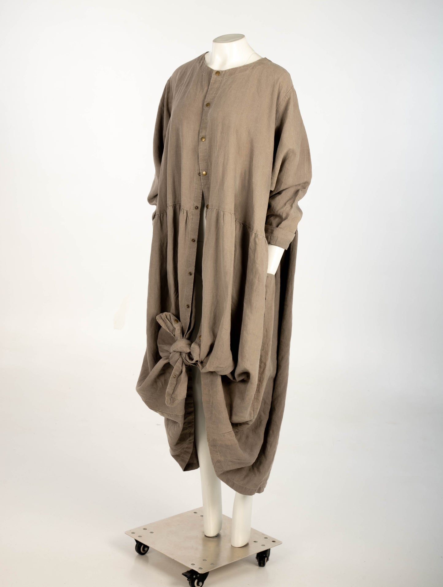 J. Morgan Puett Linen Duster Dress