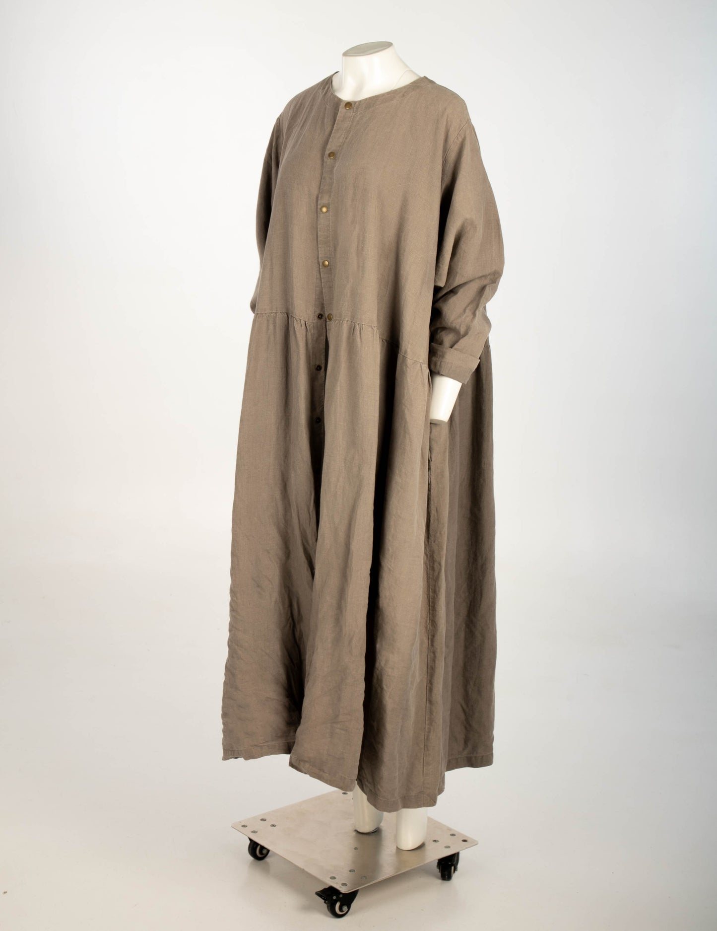 J. Morgan Puett Linen Duster Dress