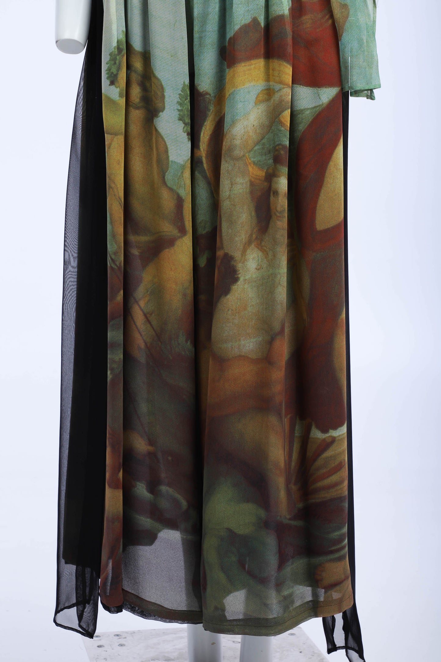 Dolce & Gabbana S/S 1990 Silk Trouser Printed with Raphael's 'Triumph of Galatea'