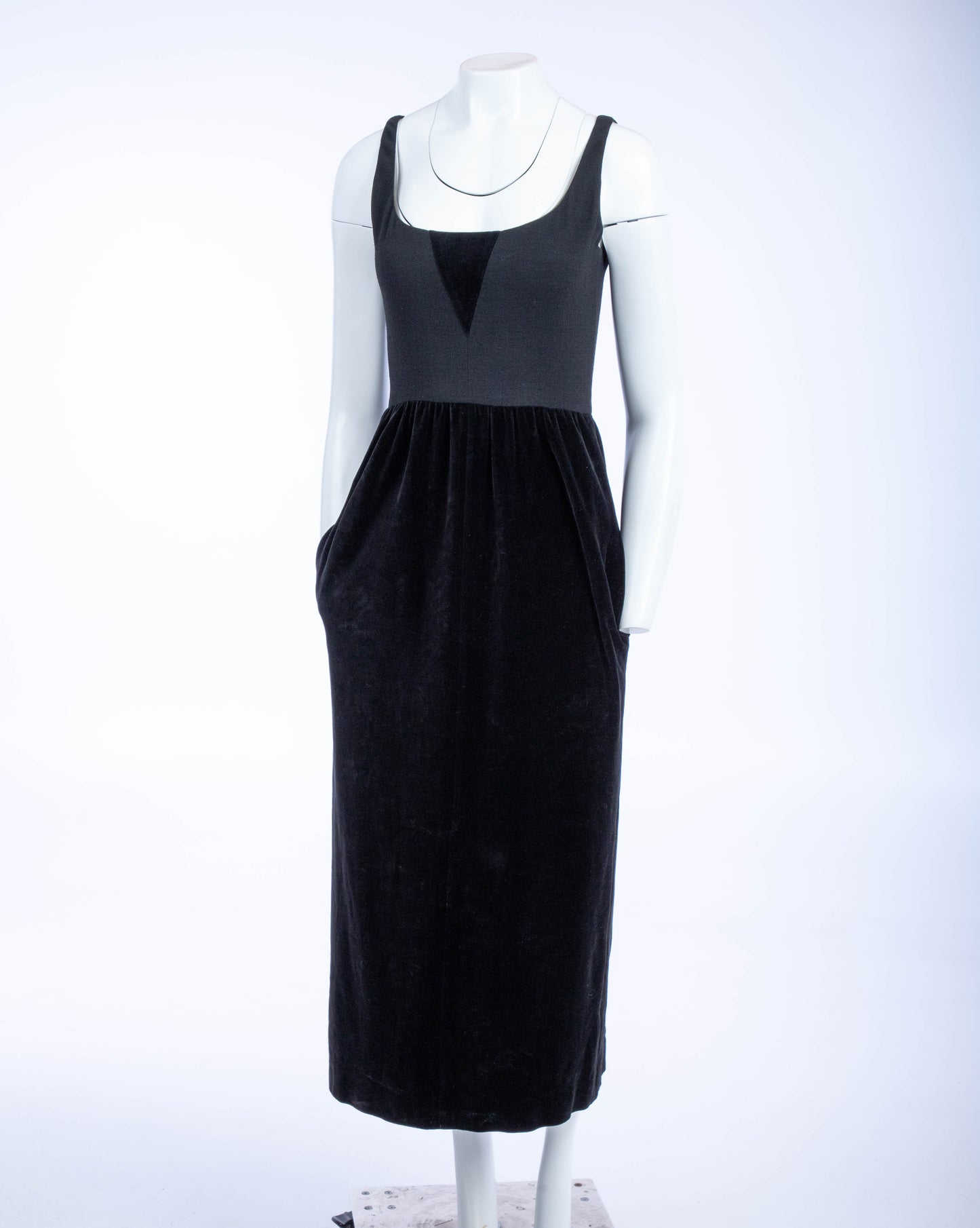 Chloe -Karl Lagerfeld Era- A/W93 Black New Romantic Dress
