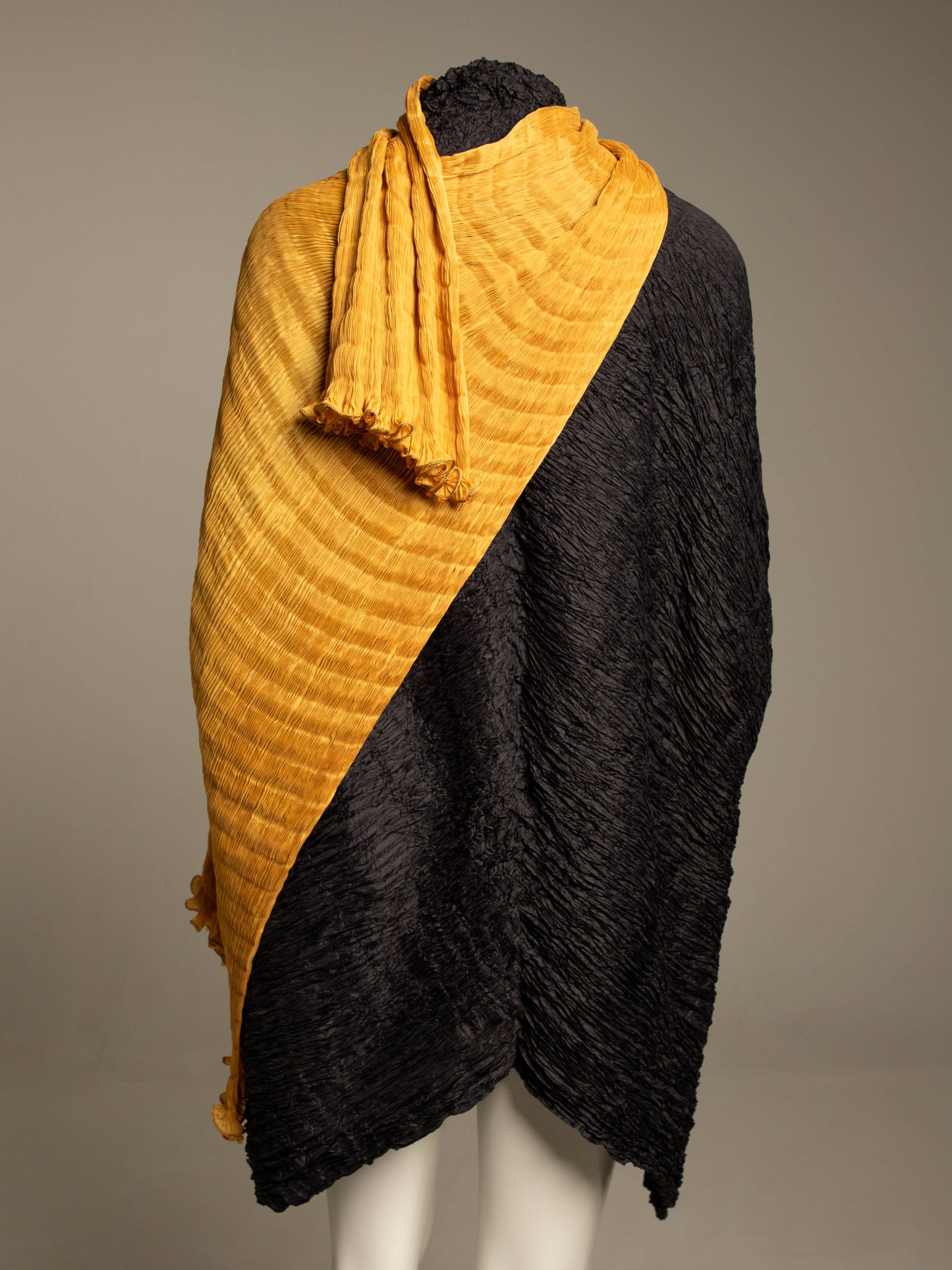 Fortuny Venetia Studium Golden Plissé Shawl