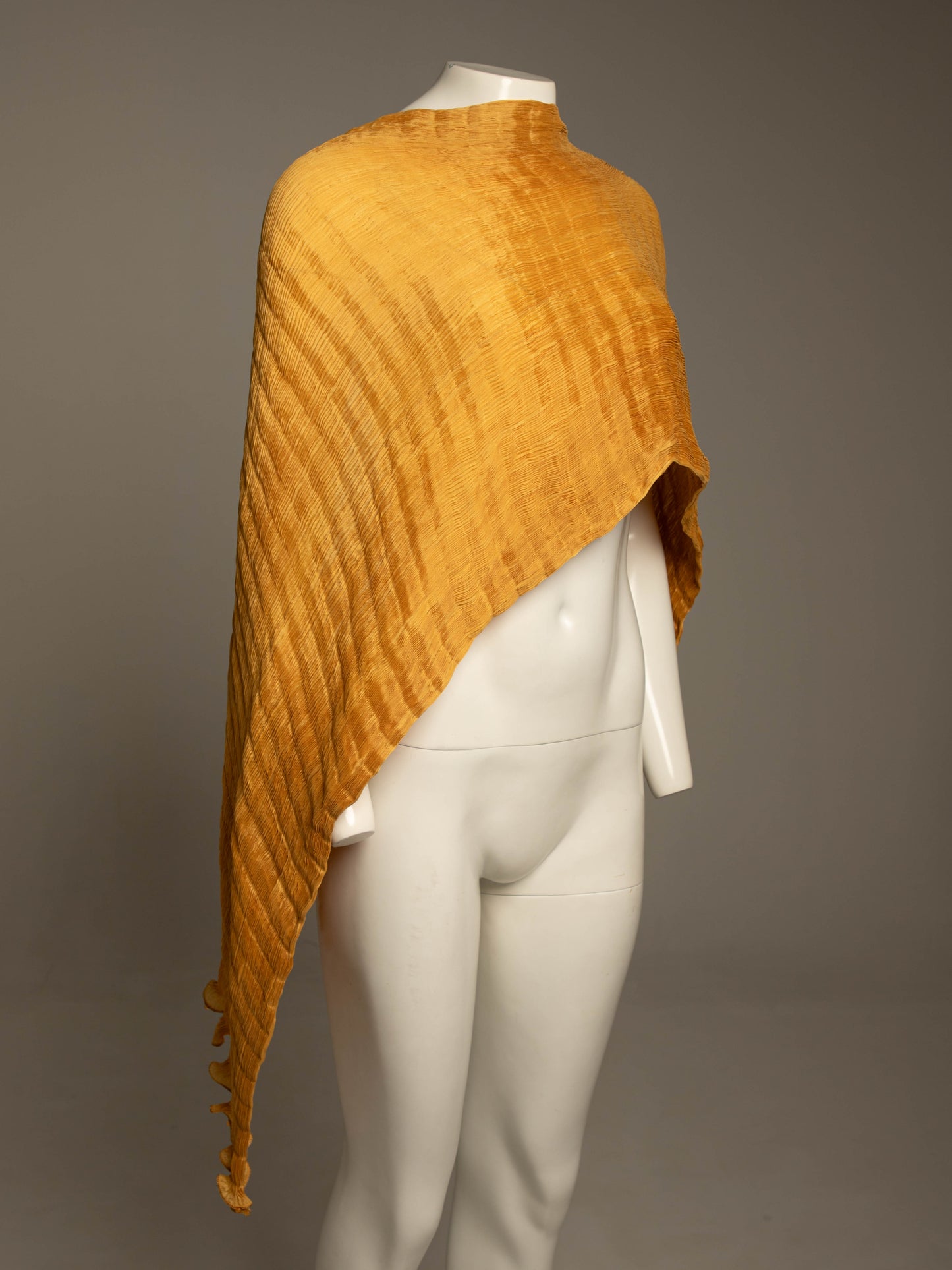 Fortuny Venetia Studium Golden Plissé Shawl