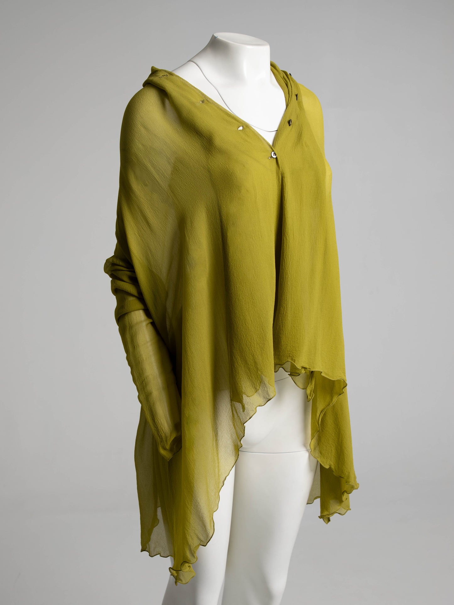 Dolce & Gabbana S/S 1991 Green Silk Blouse