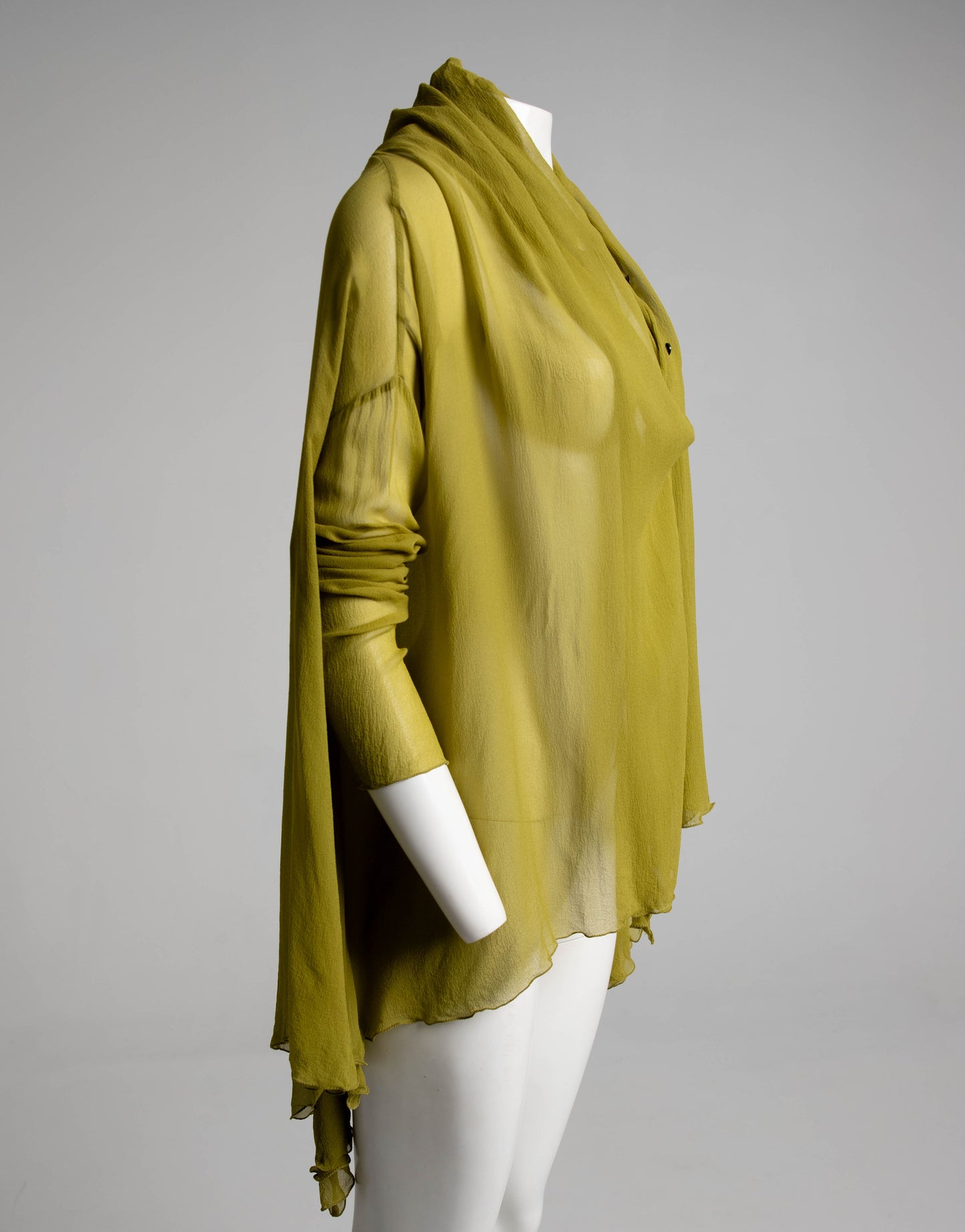 Dolce & Gabbana S/S 1991 Green Silk Blouse