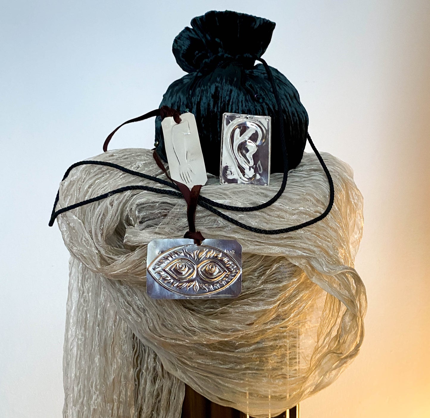 Stirling Silver Eyes Votive