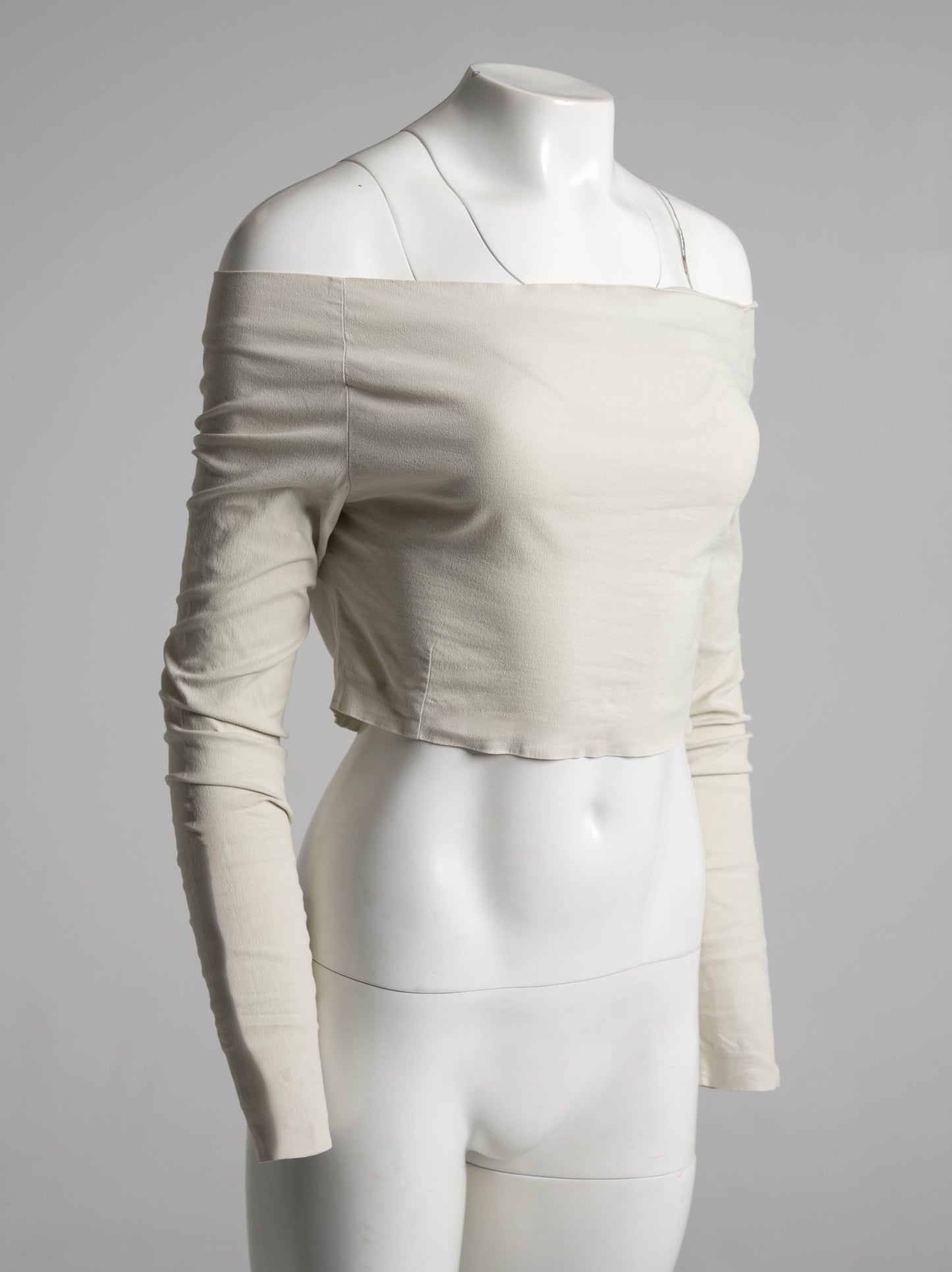 Dolce & Gabbana S/S 1991 Pale Blue Stretch Cotton Top