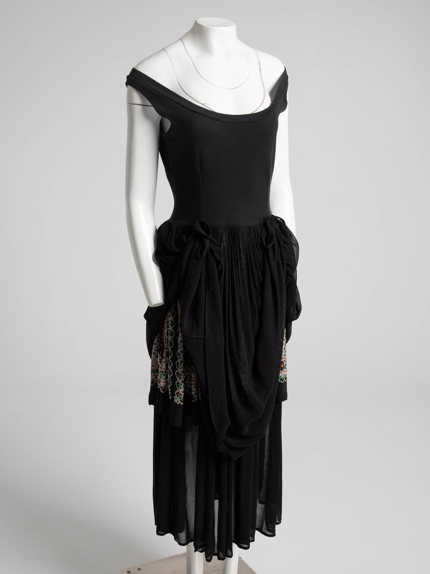 Dolce & Gabbana 1980s Black Layered Dress