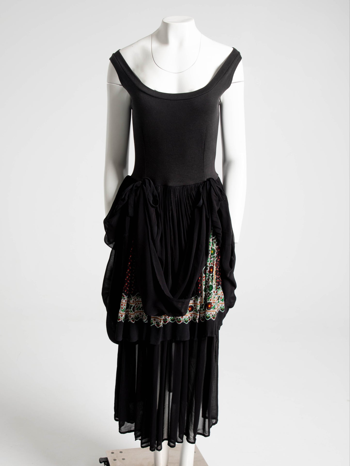 Dolce & Gabbana 1980s Black Layered Dress