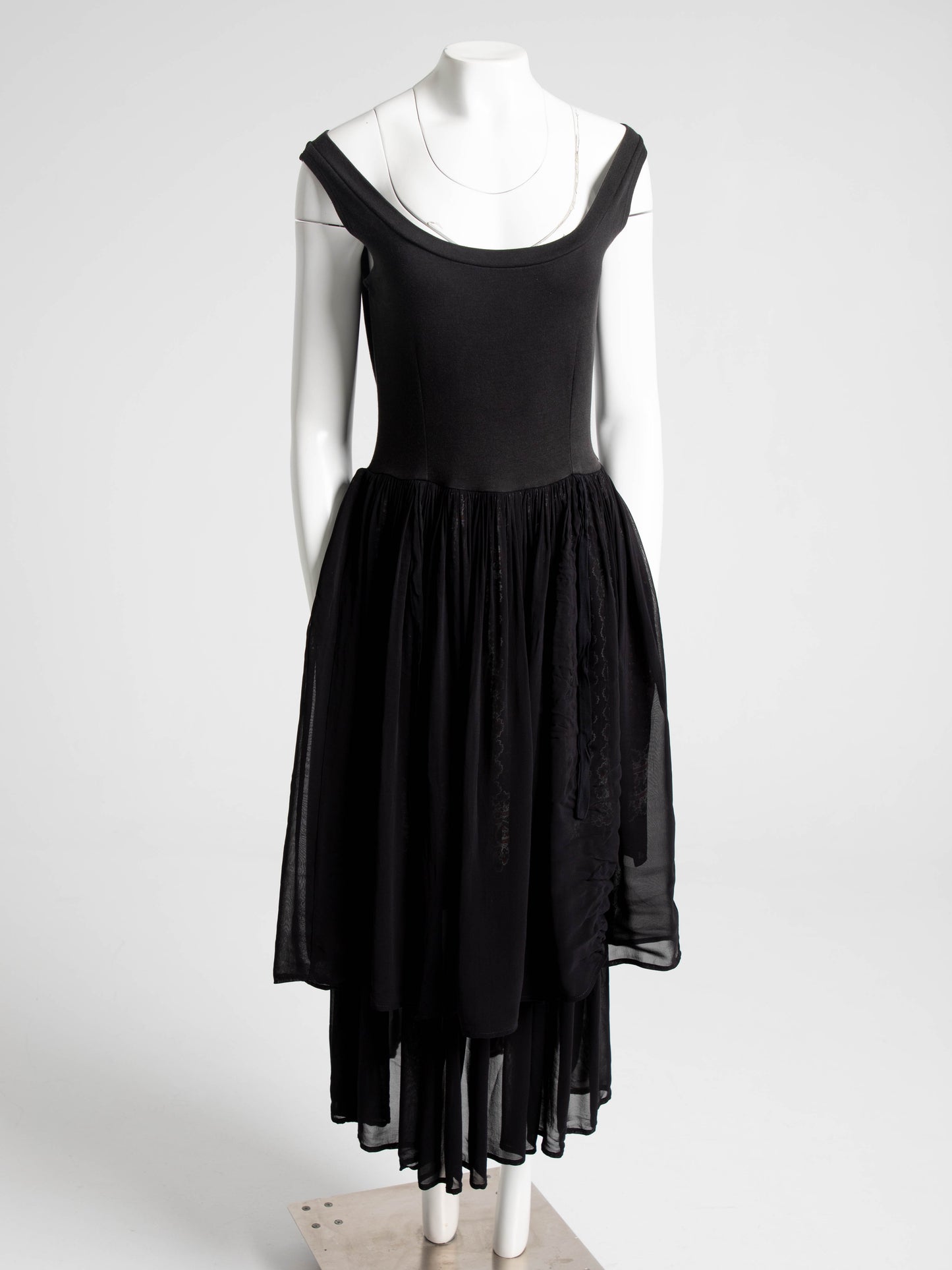 Dolce & Gabbana 1980s Black Layered Dress