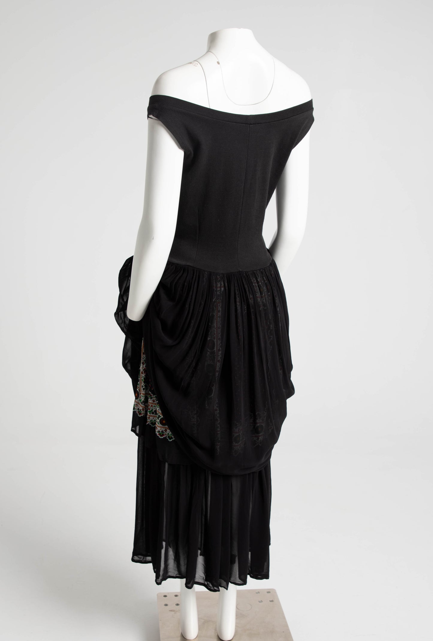 Dolce & Gabbana 1980s Black Layered Dress