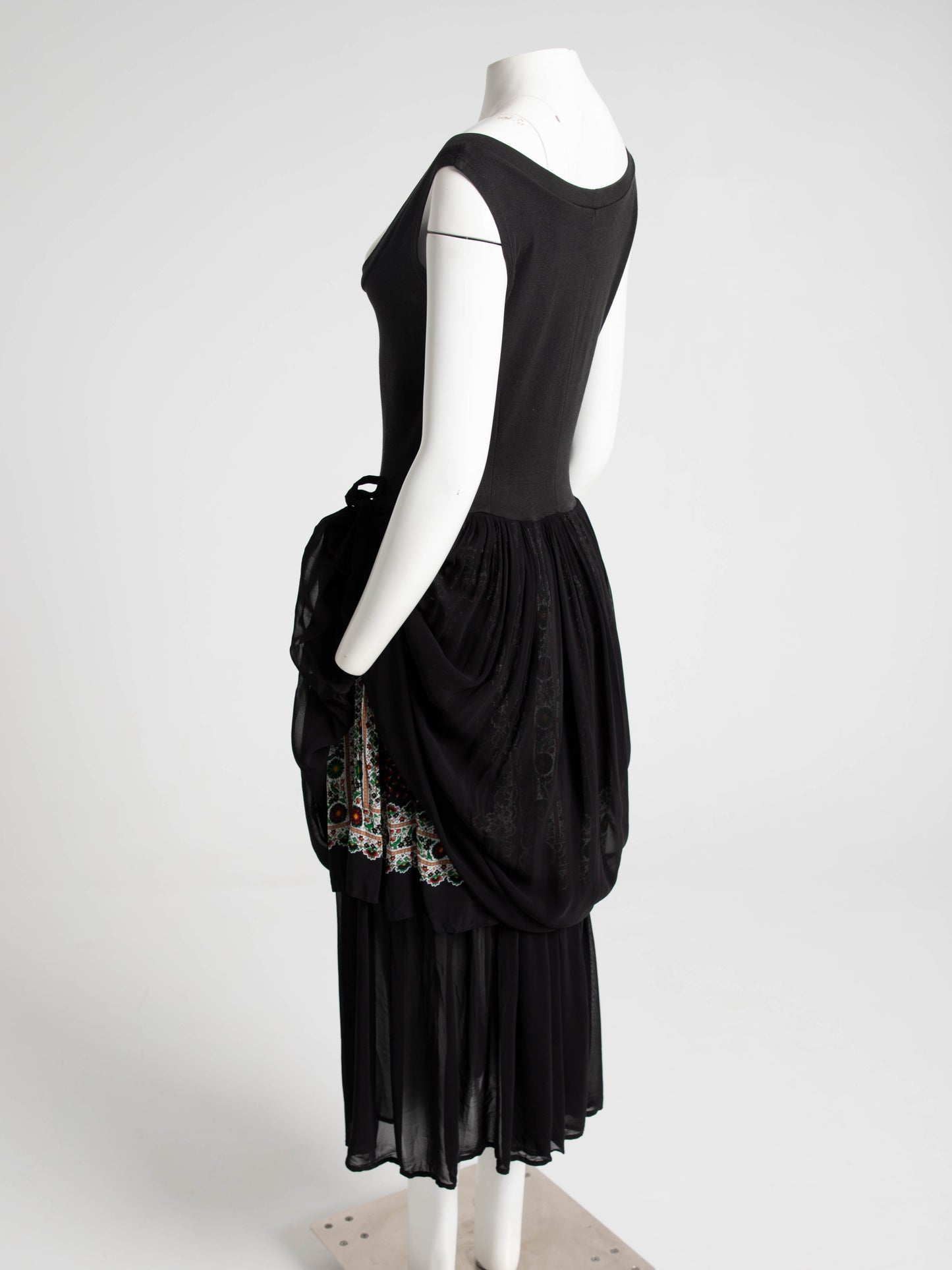 Dolce & Gabbana 1980s Black Layered Dress