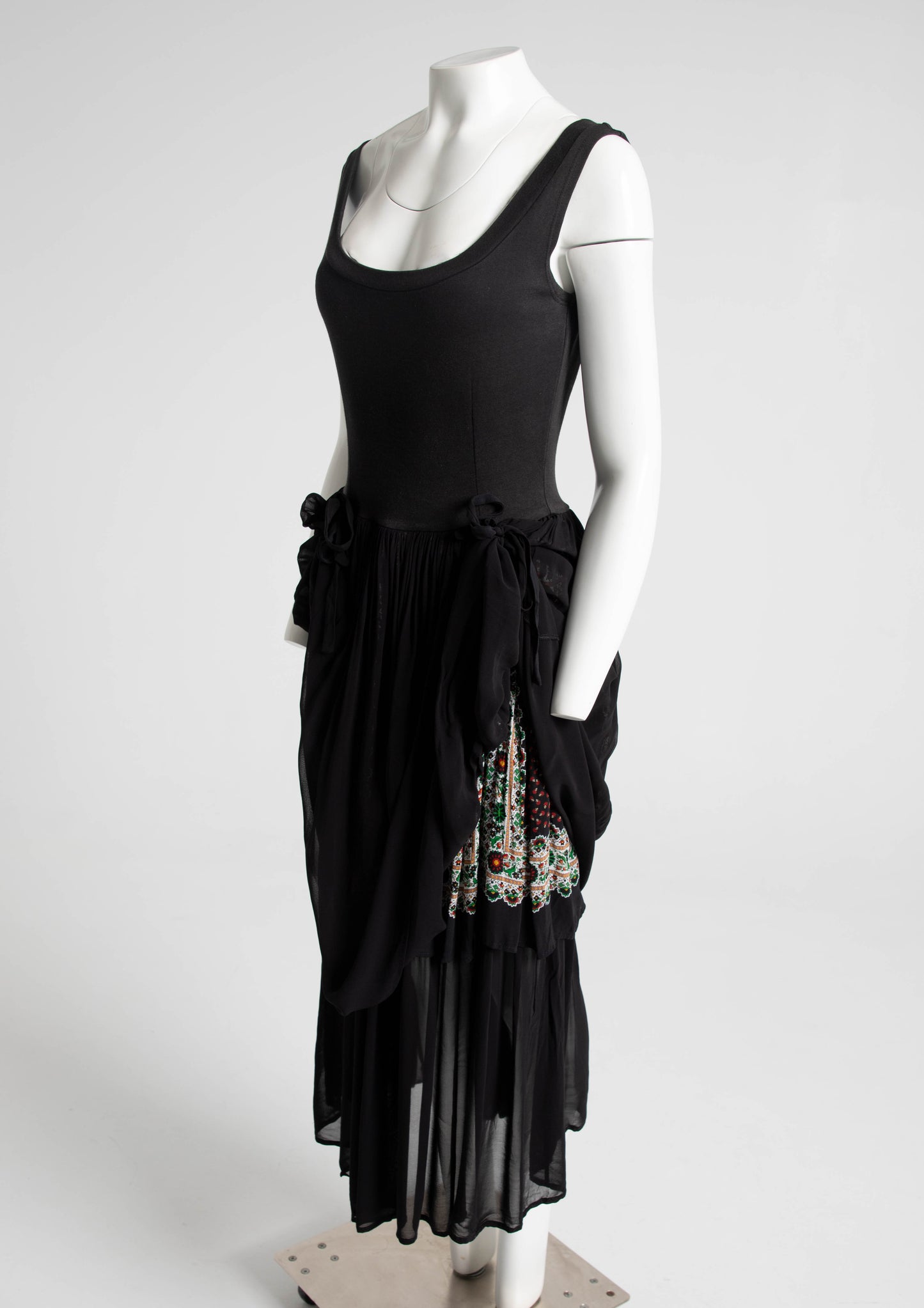Dolce & Gabbana 1980s Black Layered Dress