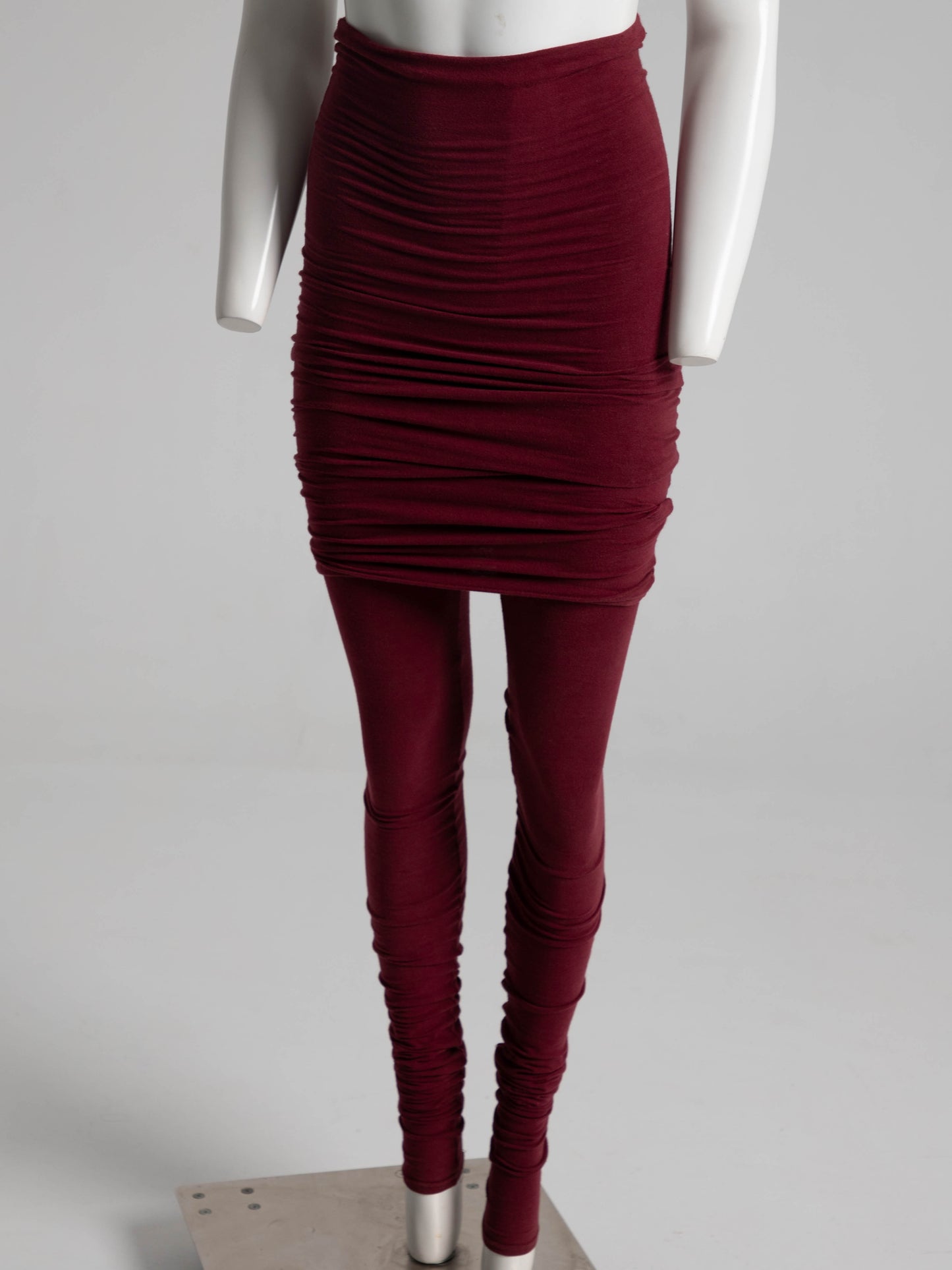 Dolce & Gabbana S/S 1990 Purple Legging with Overskirt