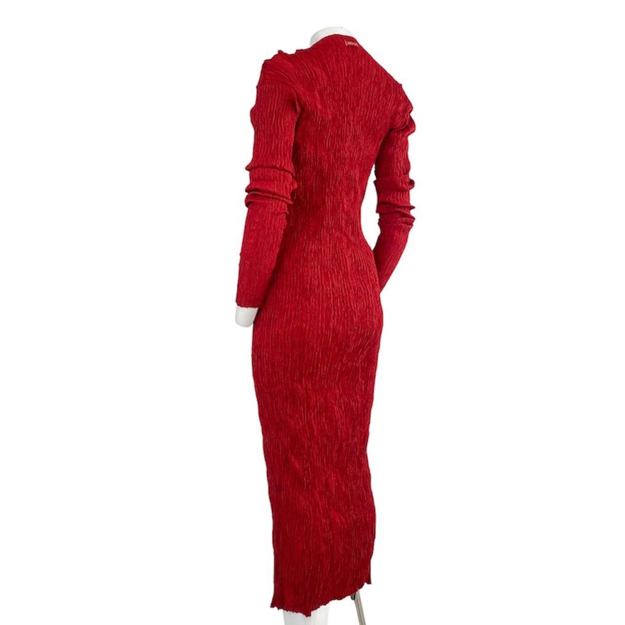 Leiko Red Pleated Dress
