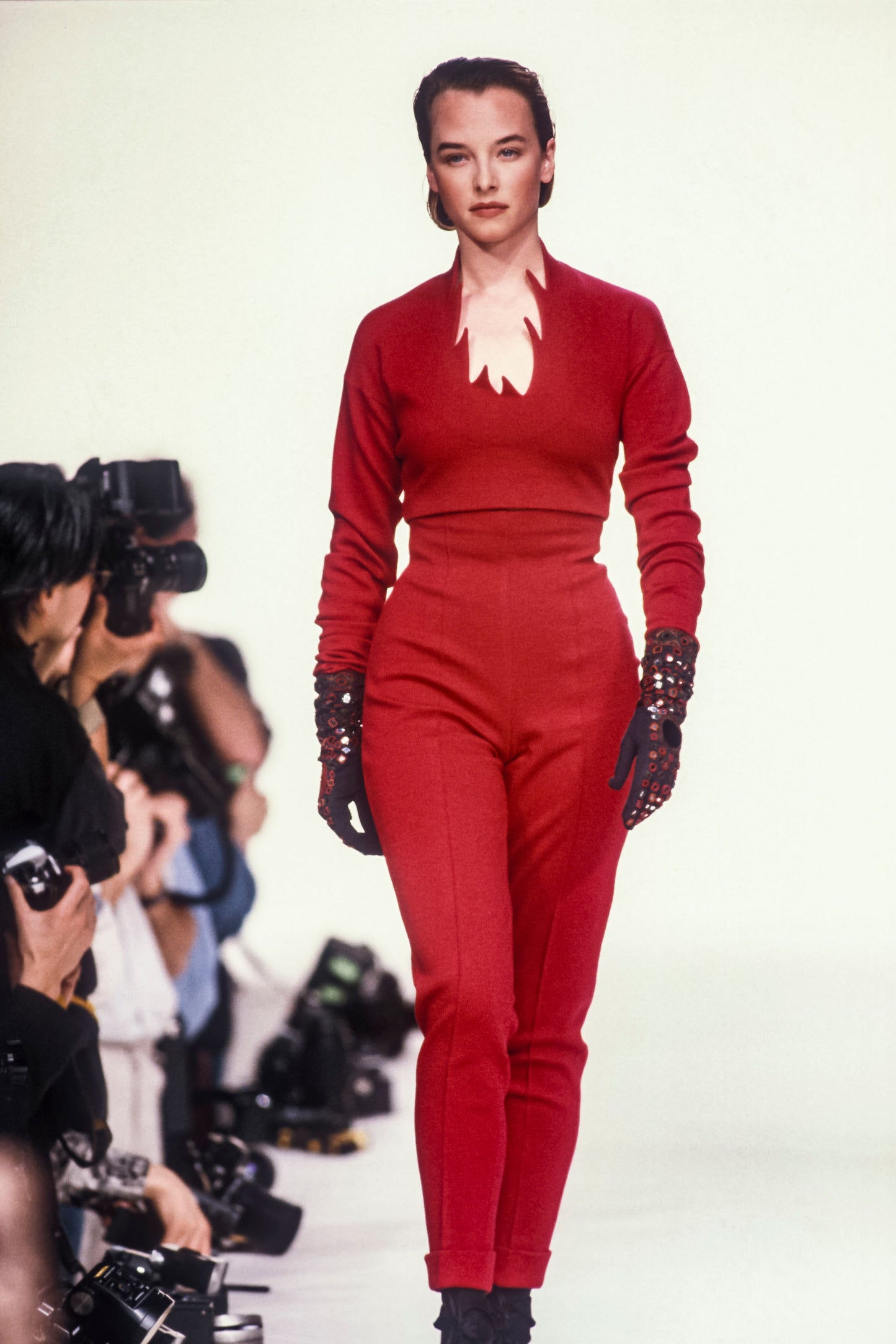 Romeo Gigli A/W 1990 Brown High Waisted Trousers