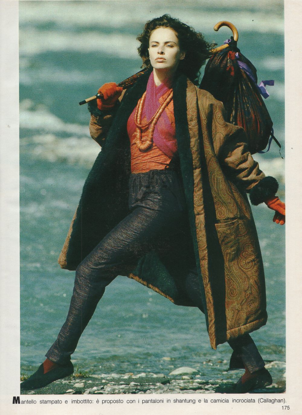 Callaghan by Romeo Gigli A/W 1987 Paisley Coat