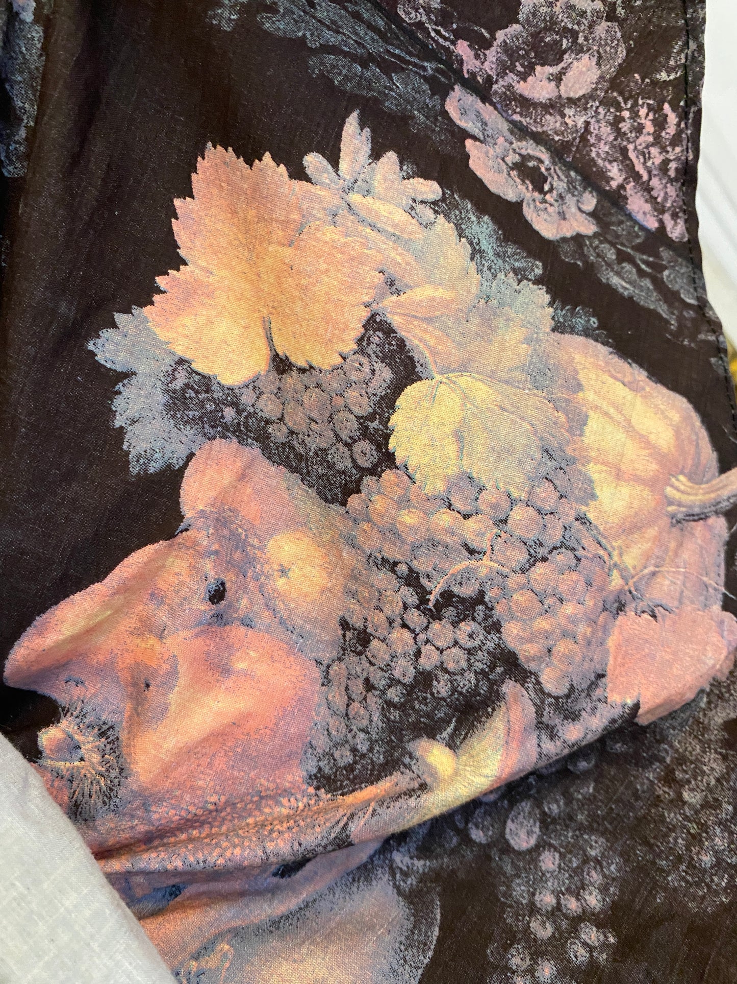 English Eccentrics Arcimboldo Print 1988 Tiered Skirt