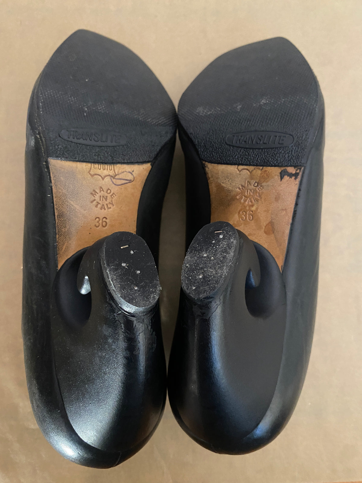 Sybilla 1988 Navy Spiral Heel Shoe