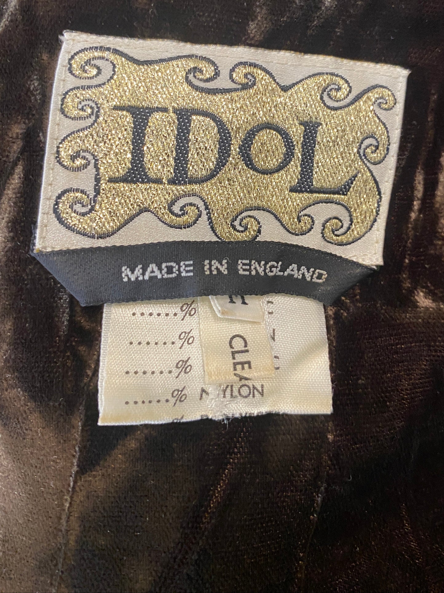 IDOL Velvet Jacket with Gold Embroidery Detail
