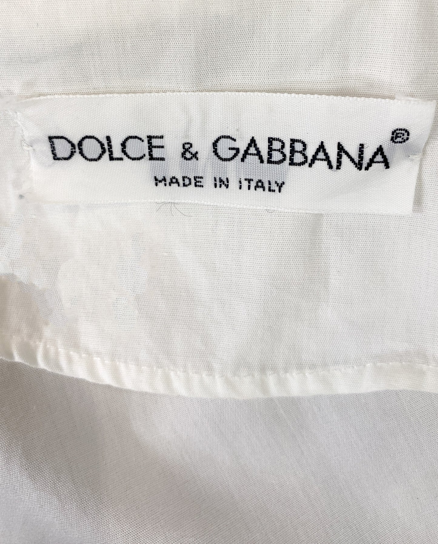 Dolce & Gabbana S/S 1989 Silk Scarf Neck Blouse