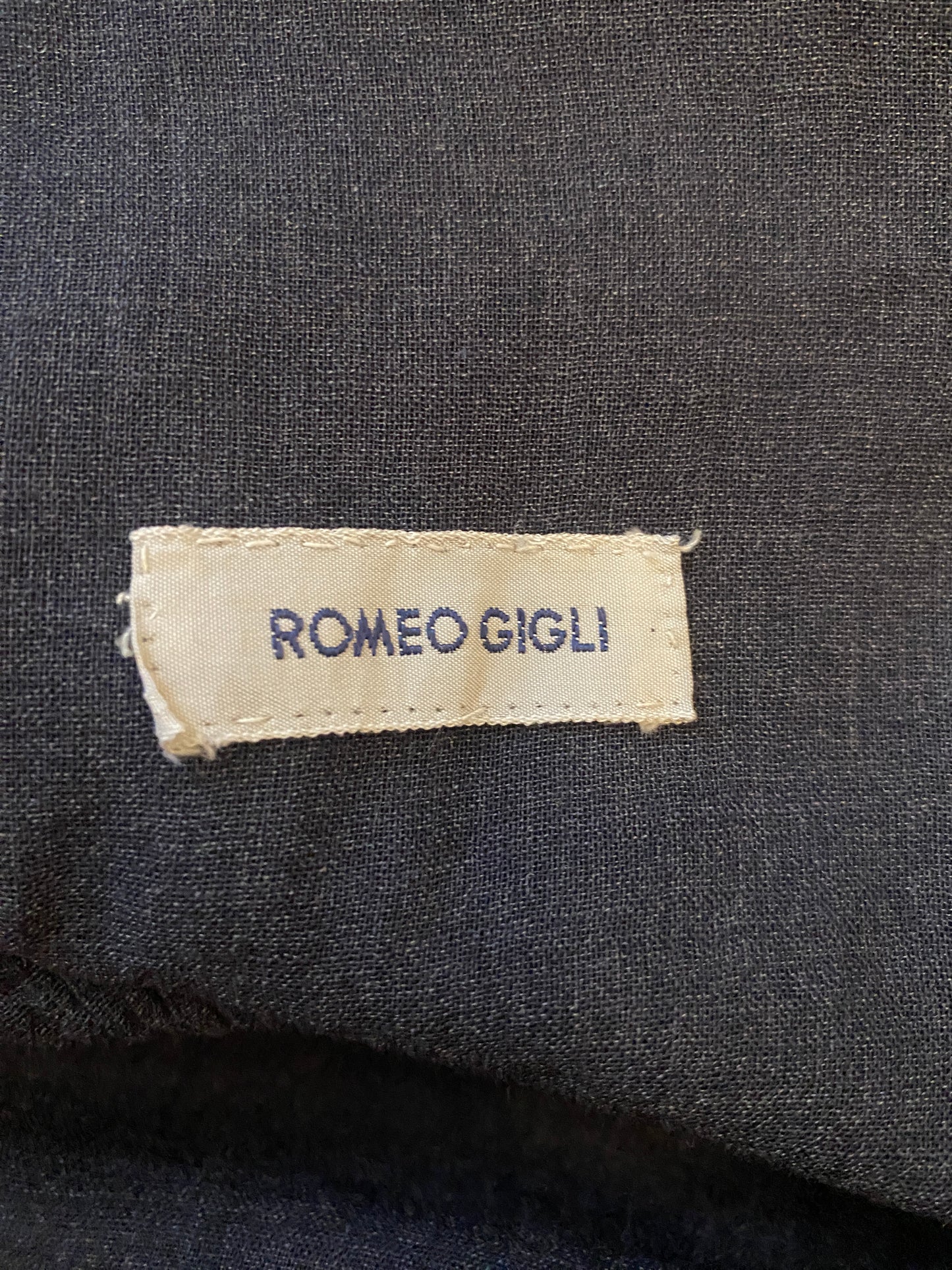 Romeo Gigli 1987 Dark Grey Plissé Cocoon Skirt