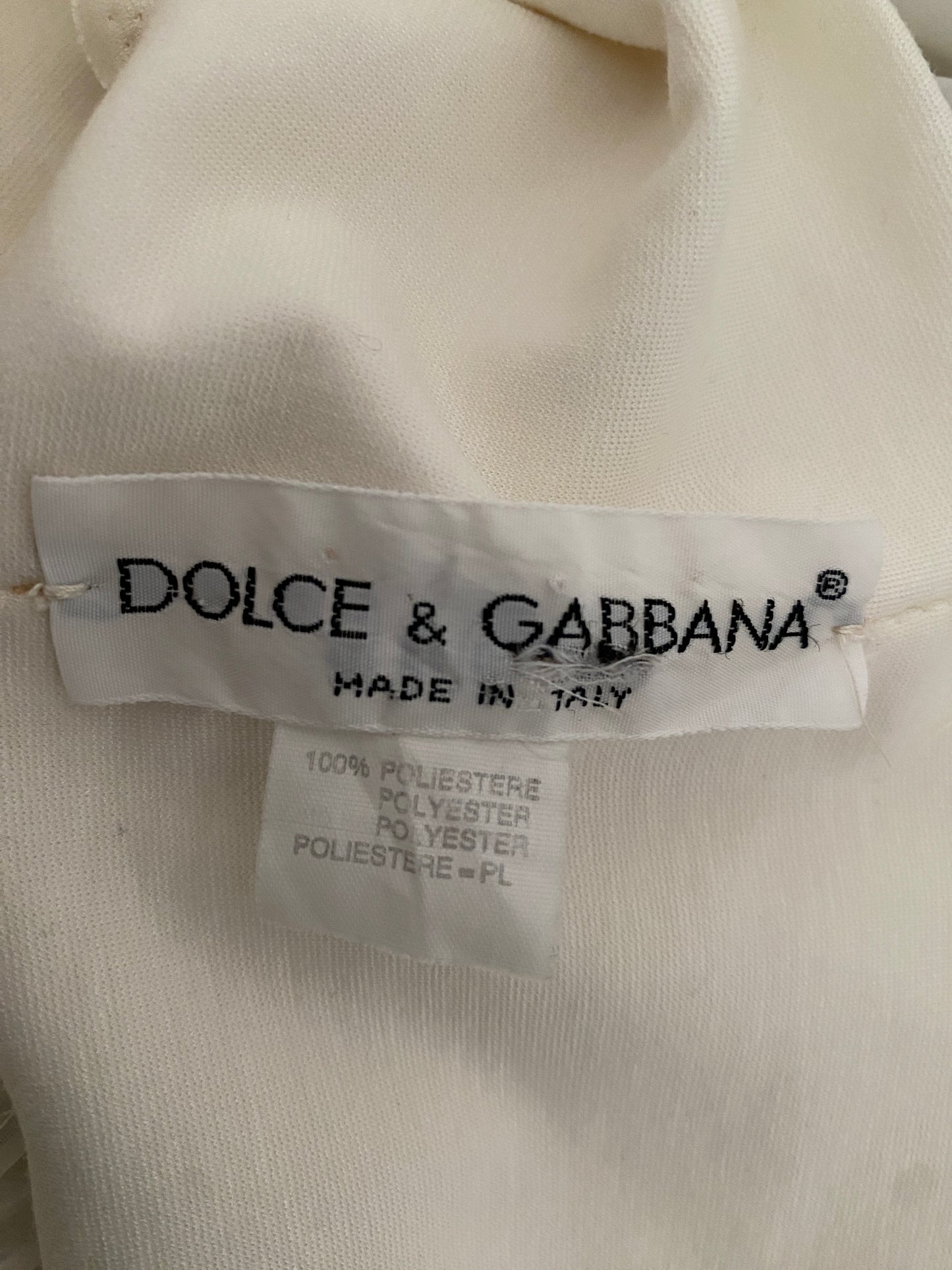 Dolce & Gabbana White Baroque Dress / Skirt