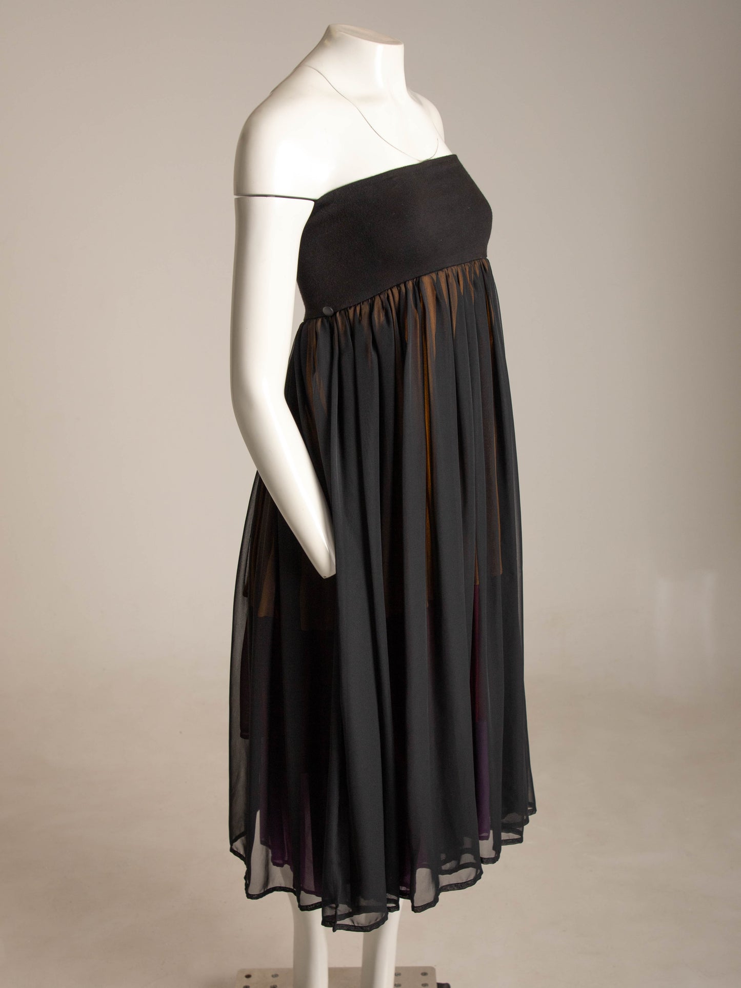 Dolce & Gabbana 1989 Black and Multicolor Baroque Skirt