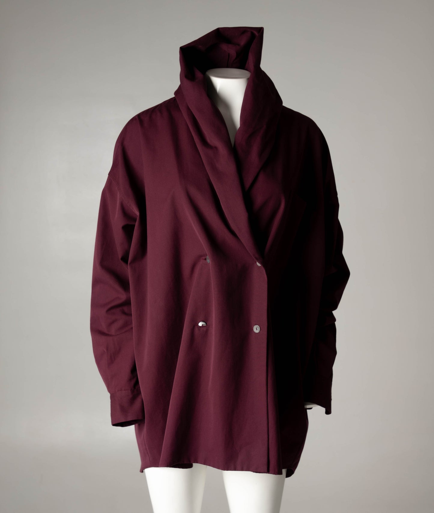 Romeo Gigli Burgundy Double Breasted Jacket