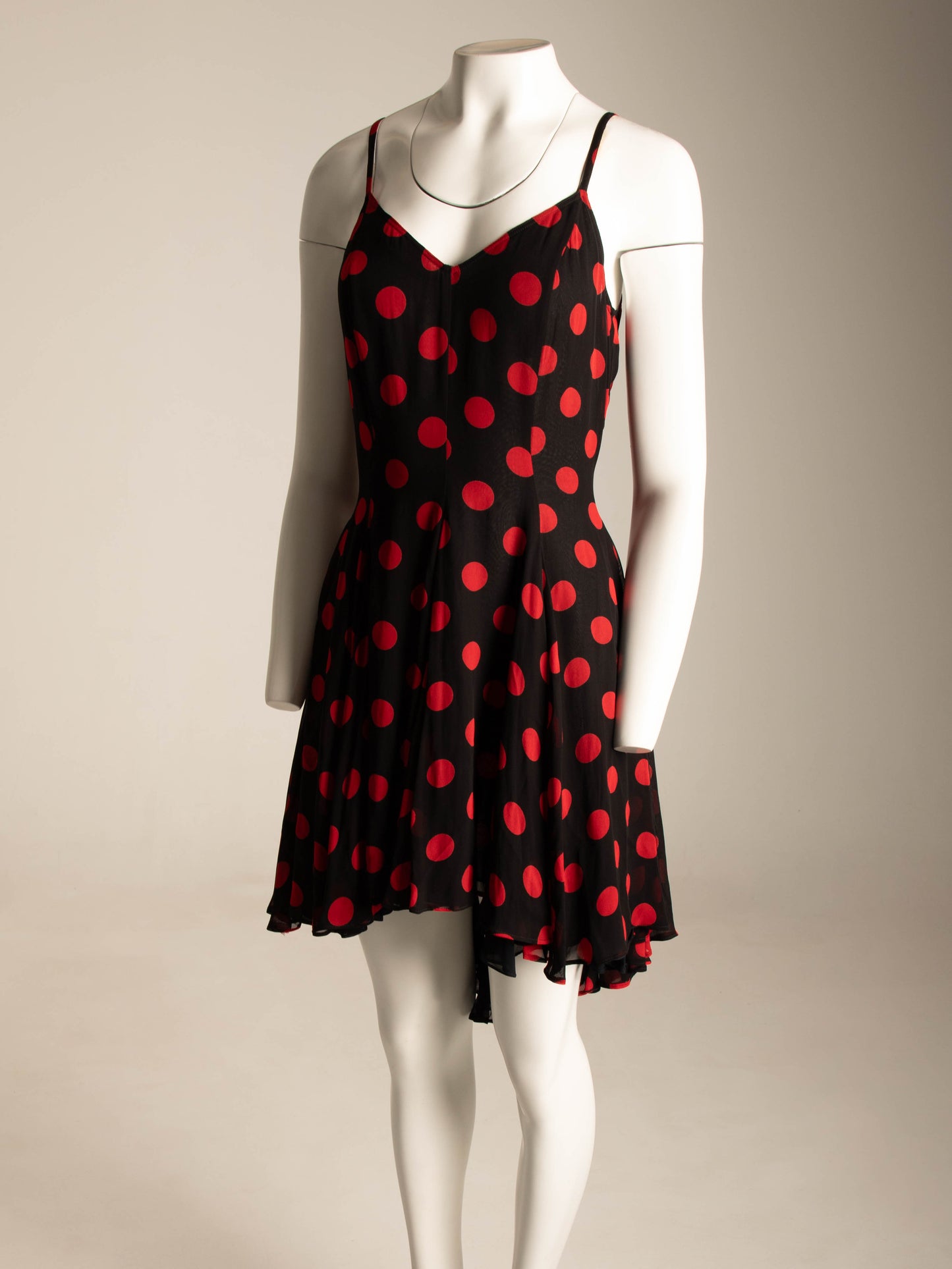Complice by Dolce & Gabbana S/S 1992 Black Red Polka Dot Dress