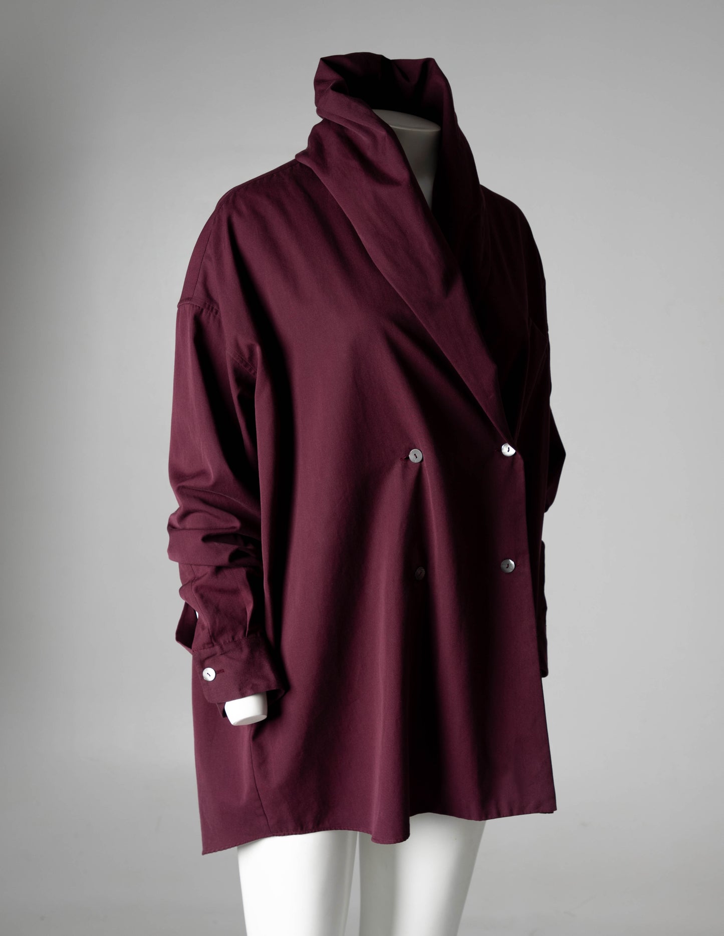 Romeo Gigli Burgundy Double Breasted Jacket