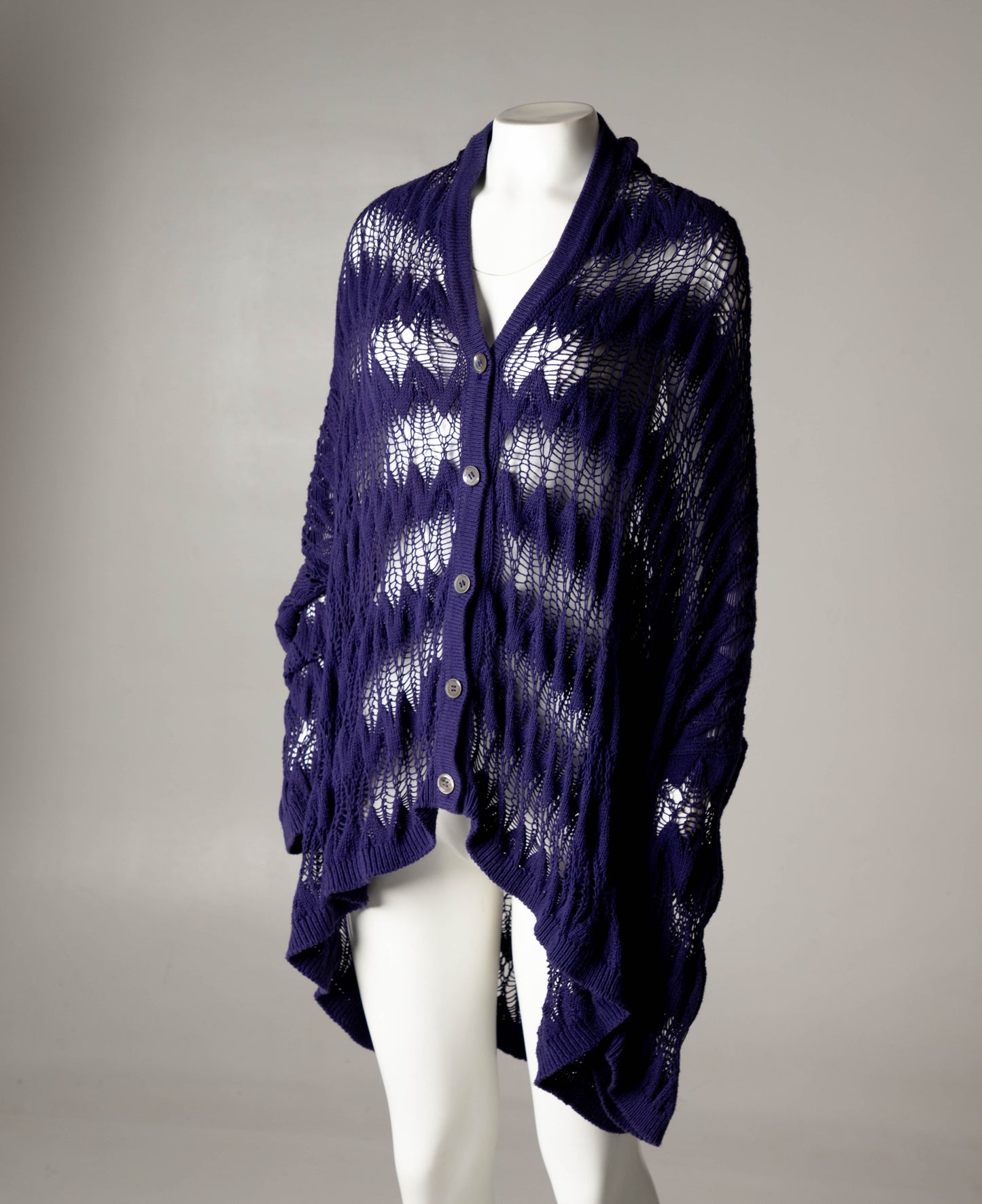 Callaghan by Romeo Gigli 1991 Purple Cardigan