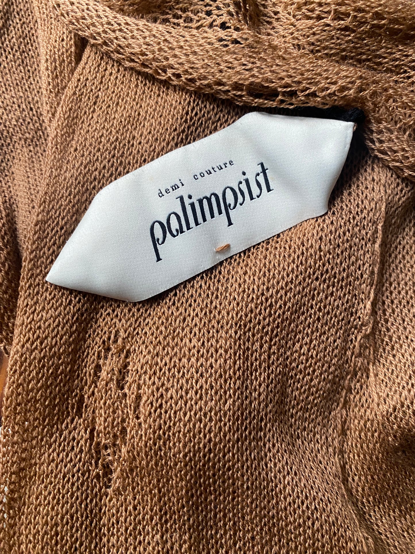 Palimpsist Shetland Fern Dress in Rust