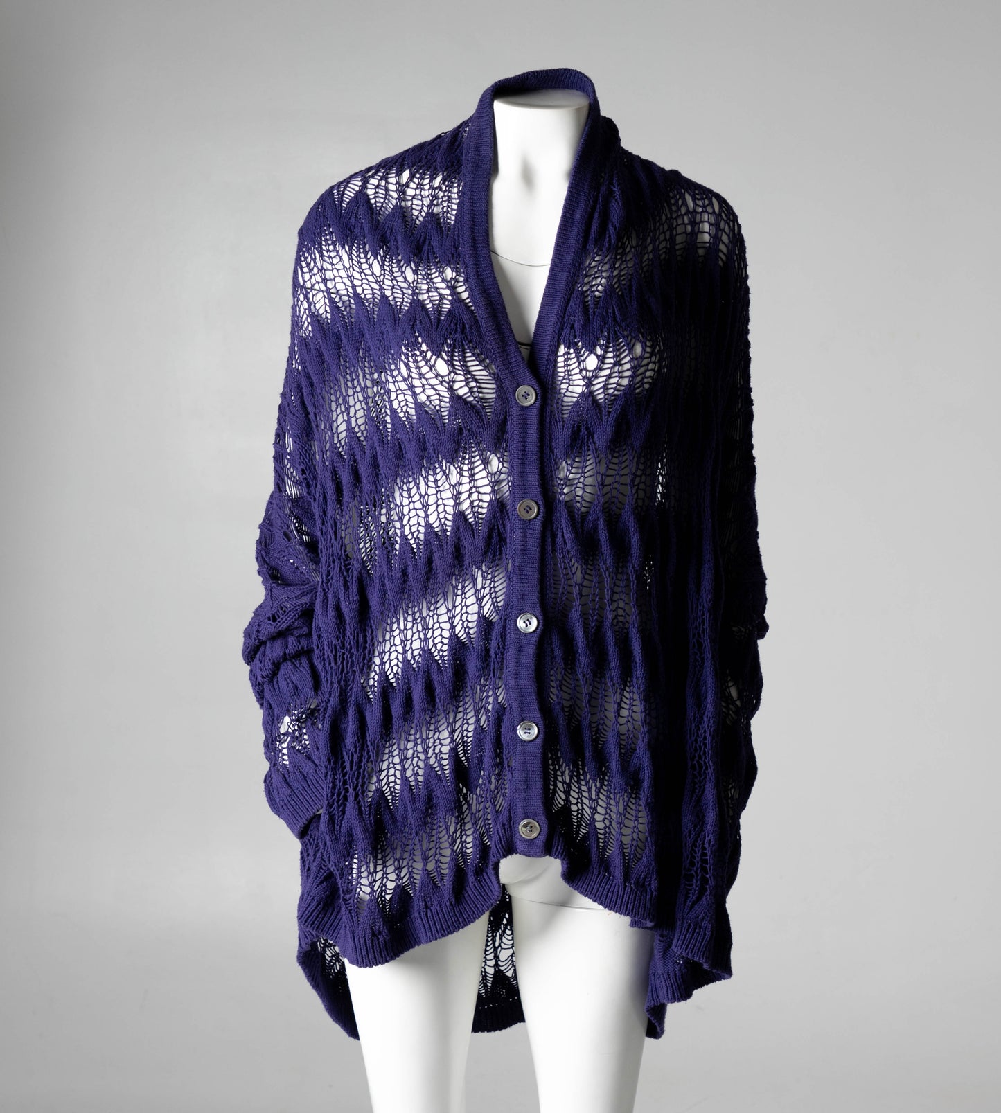 Callaghan by Romeo Gigli 1991 Purple Cardigan