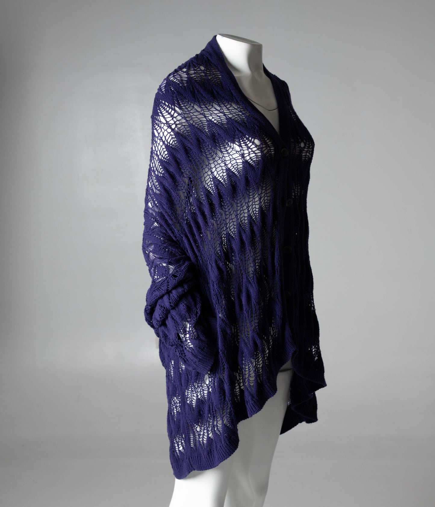 Callaghan by Romeo Gigli 1991 Purple Cardigan