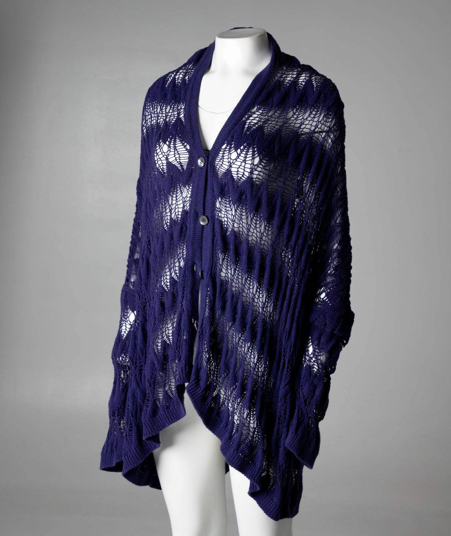 Callaghan by Romeo Gigli 1991 Purple Cardigan