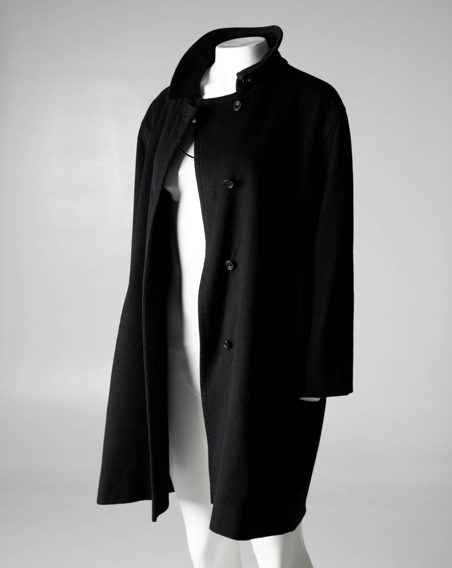 Culture Shock Koji Tatsuno Black Wool Coat