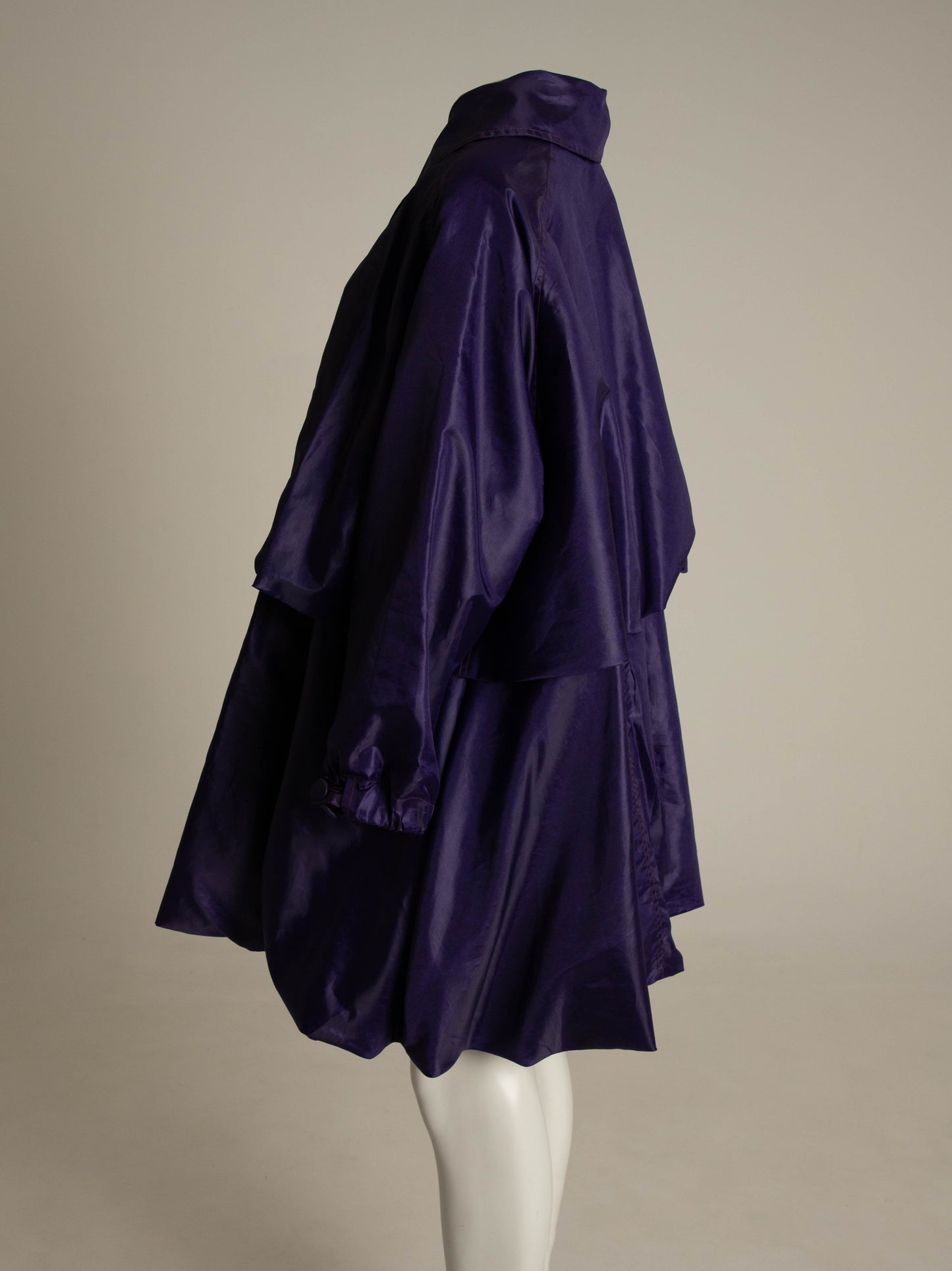 Romeo Gigli - G Gigli Dark Purple Wind Coat