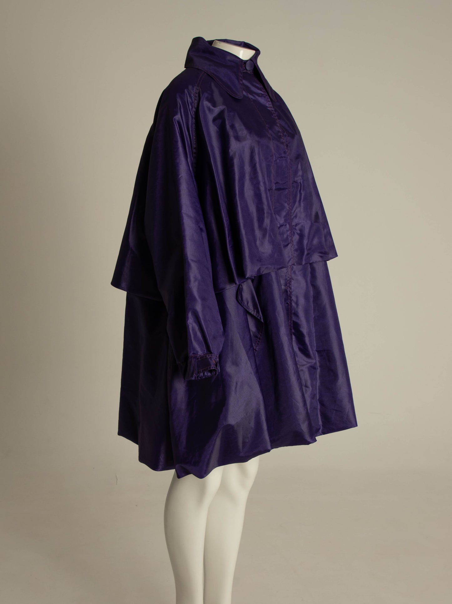 Romeo Gigli - G Gigli Dark Purple Wind Coat