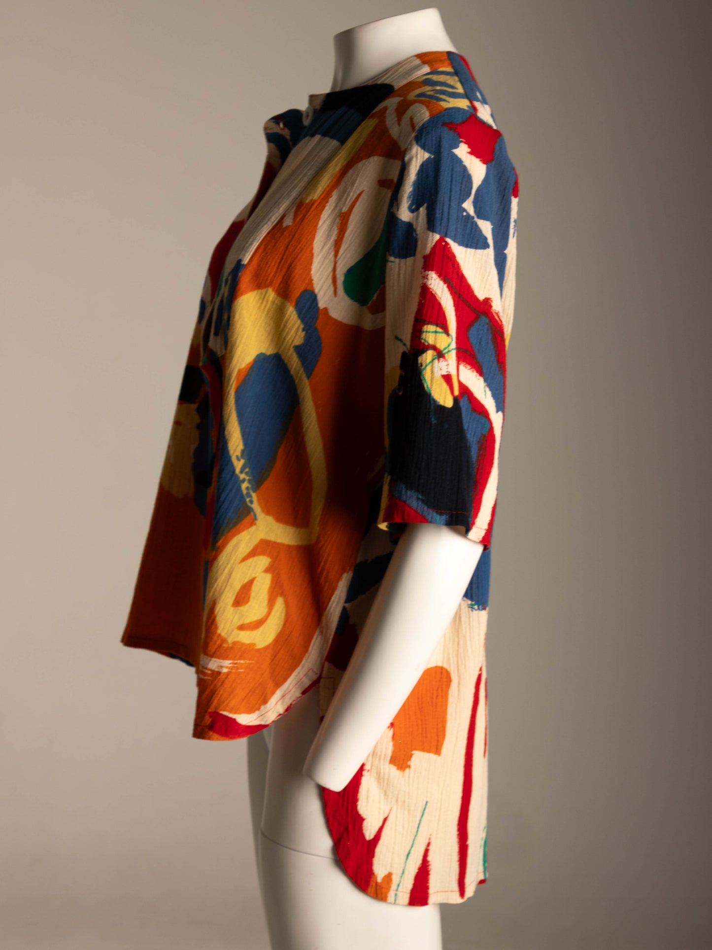 Betty Jackson 'The Cloth' 1985 Abstract Design Blouse