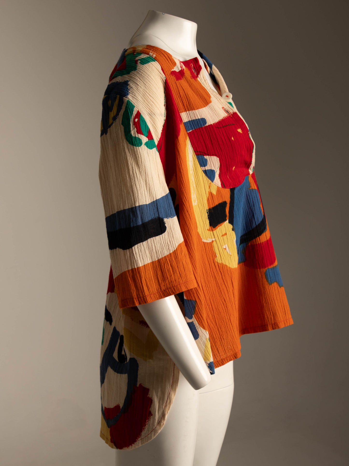 Betty Jackson 'The Cloth' 1985 Abstract Design Blouse