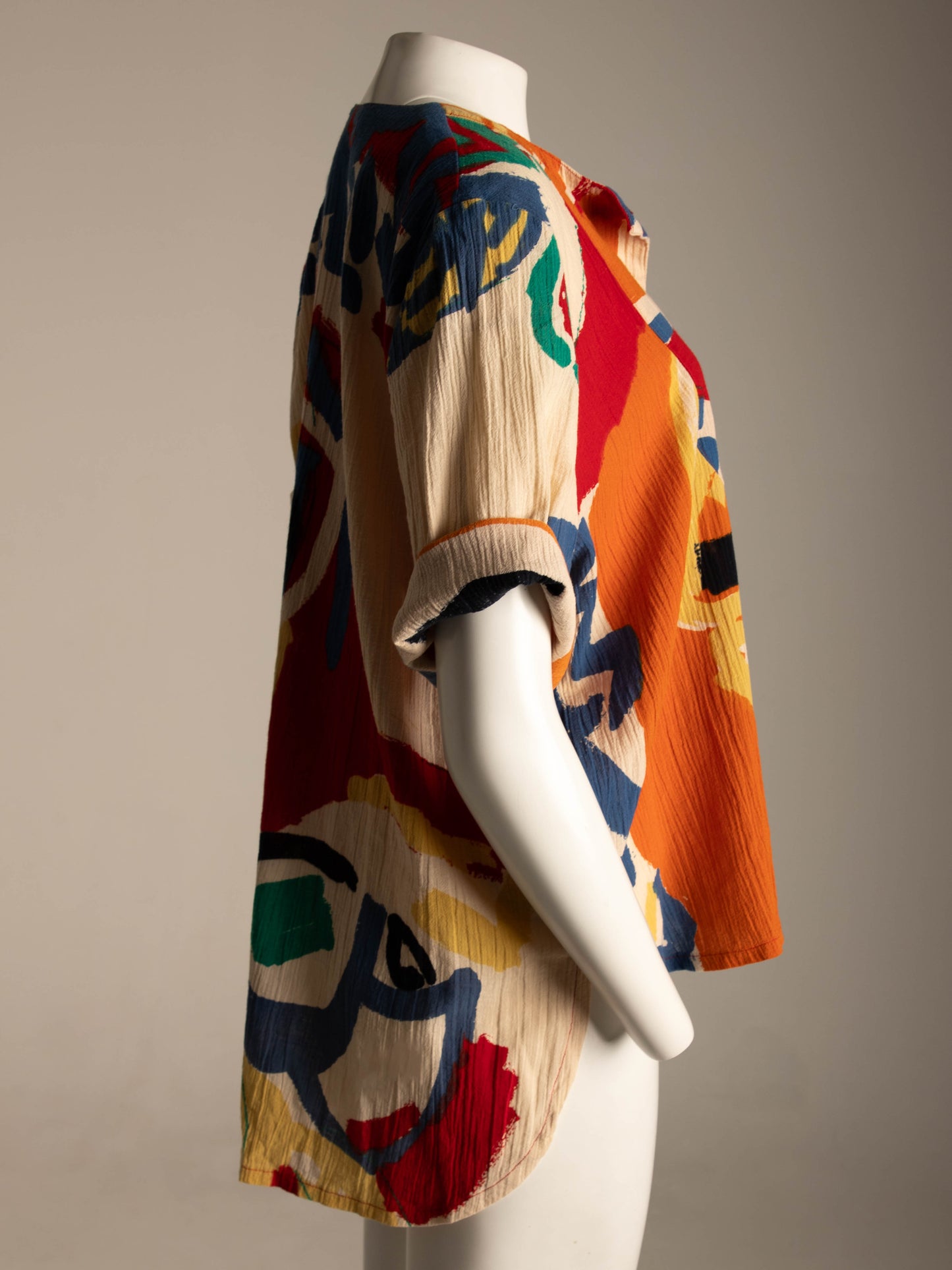 Betty Jackson 'The Cloth' 1985 Abstract Design Blouse